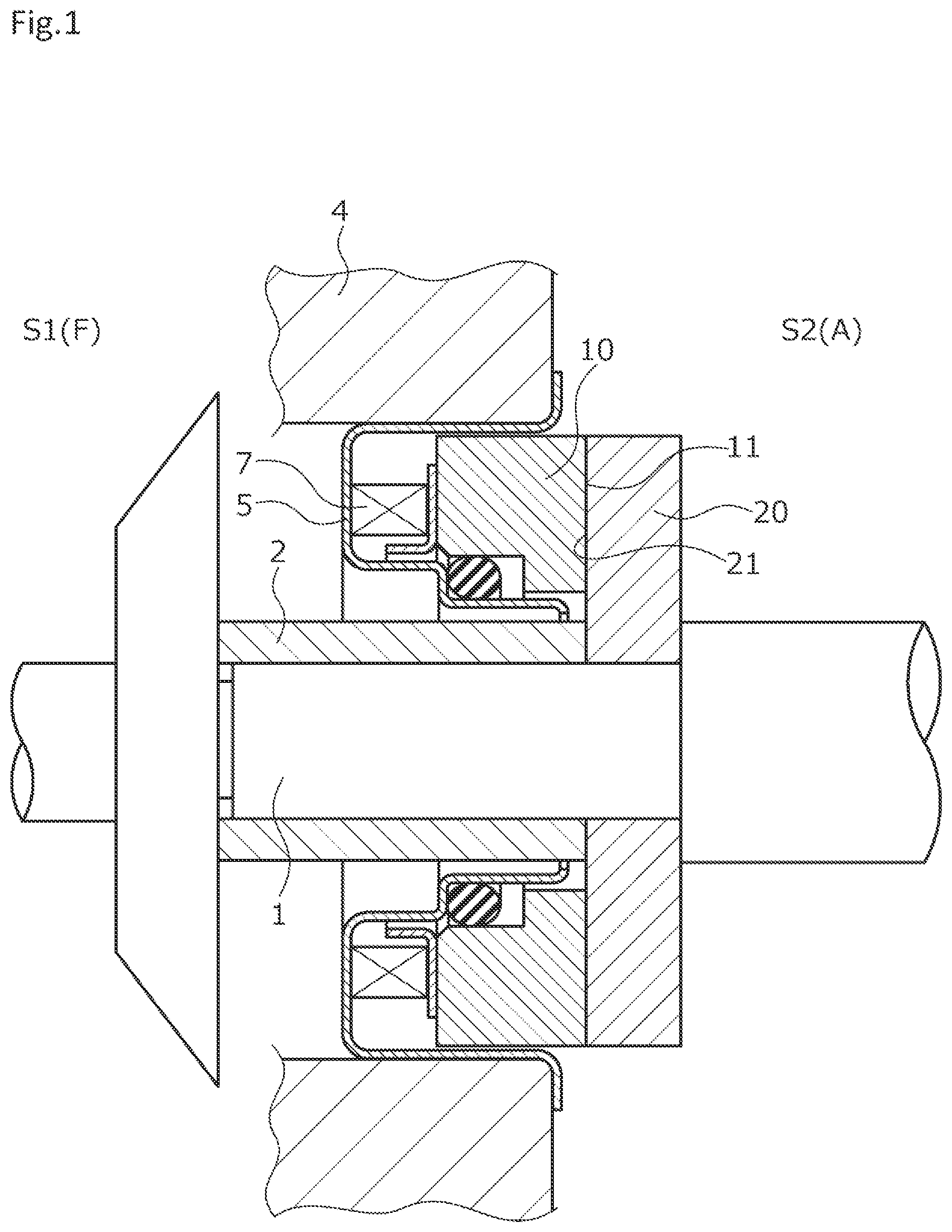 Patent US12590604 — Sliding component — Figure 1