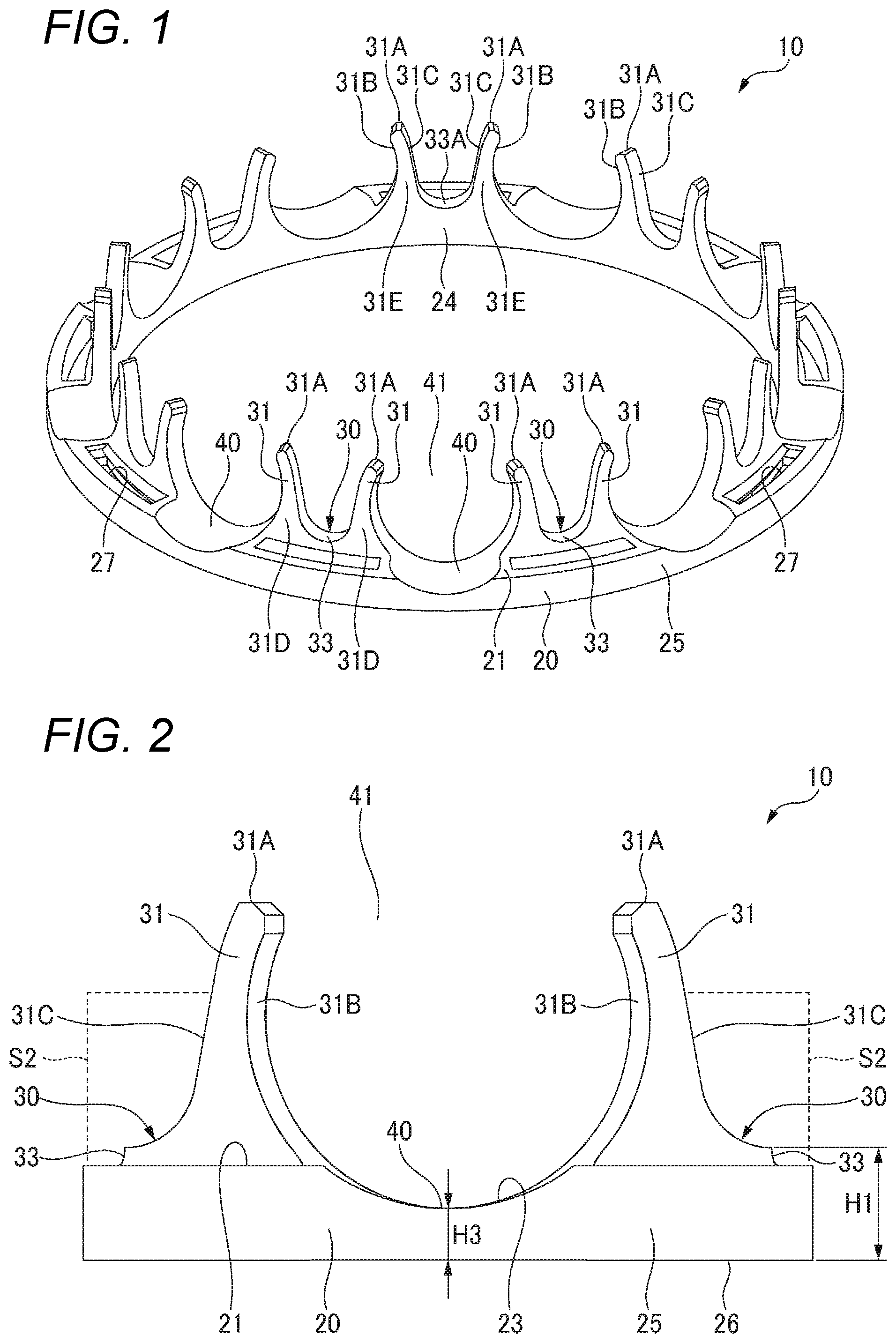 Patent US12590605 — Crown-type retainer for ball bearings, and ball bearing — Figure 1