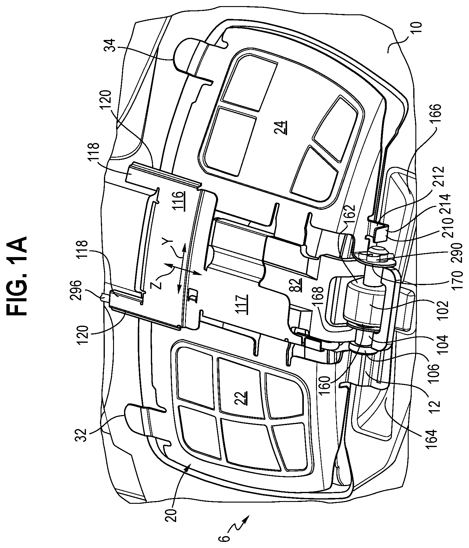 Patent US12590613 Figure 1 – Pad shield for disc brake system and methods for the use and assembly thereof