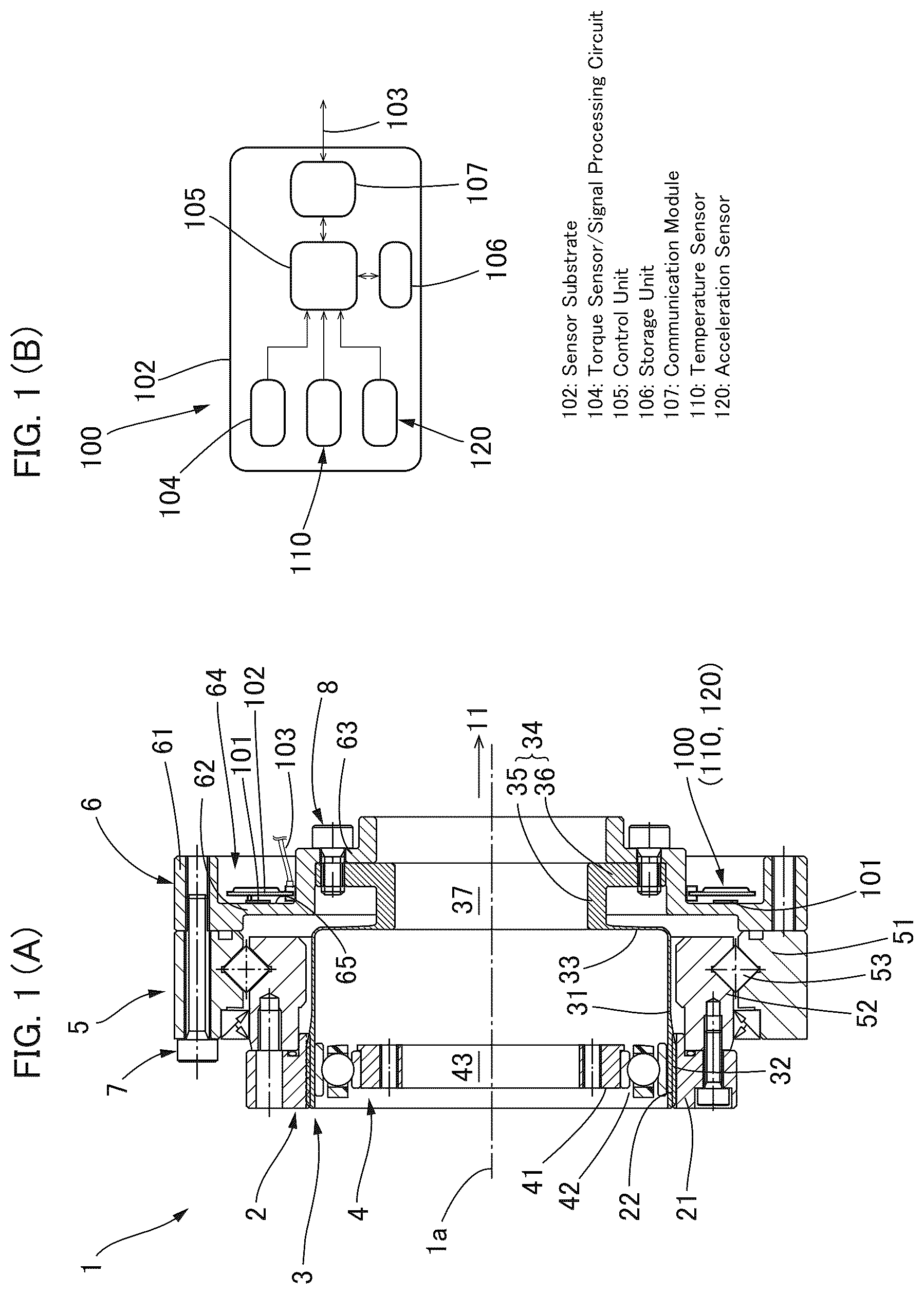 Patent US12590620 — Strain wave gearing having torque sensor — Figure 1