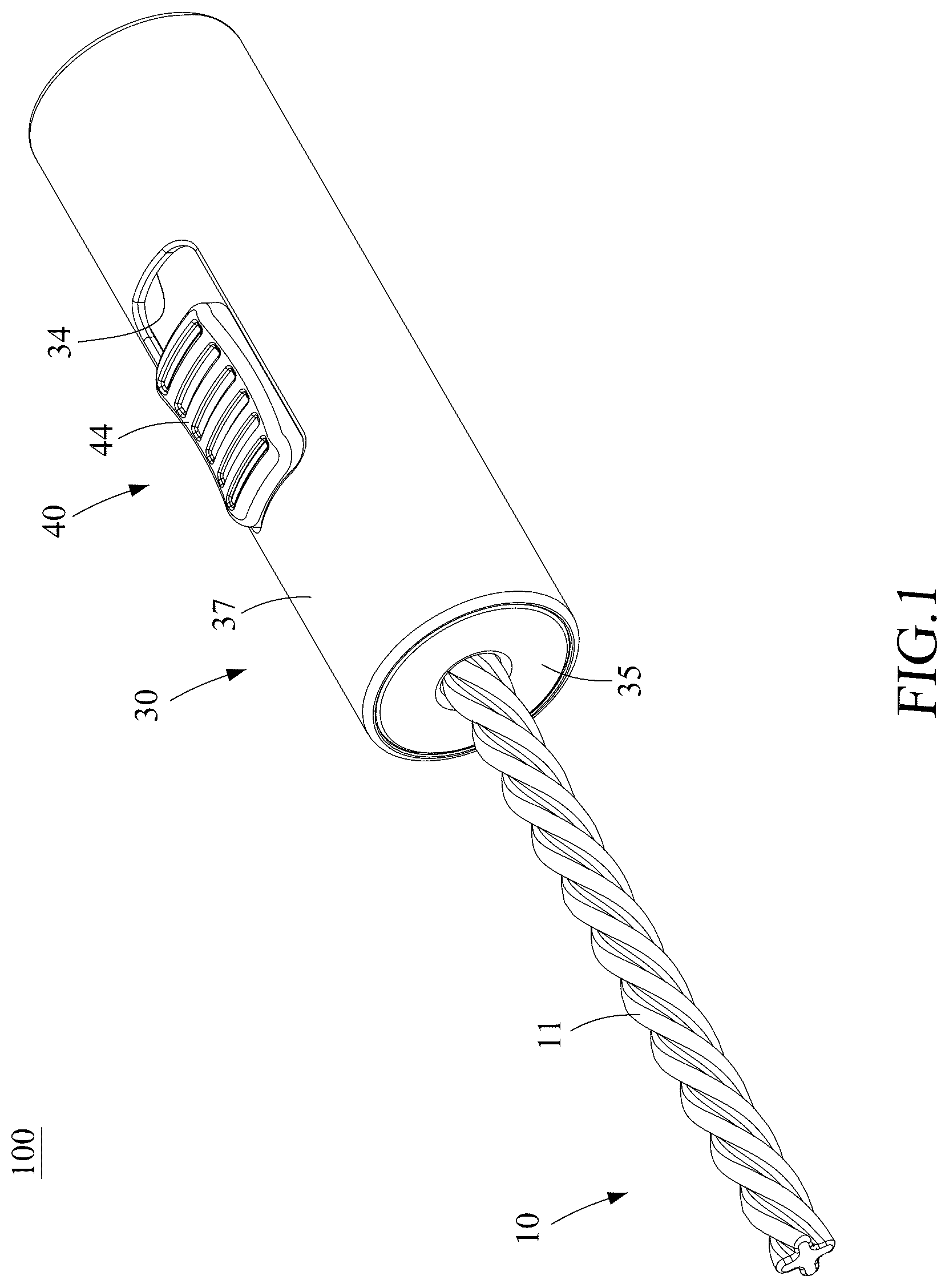 Patent US12590624 — Manual screw shaft driving device — Figure 1