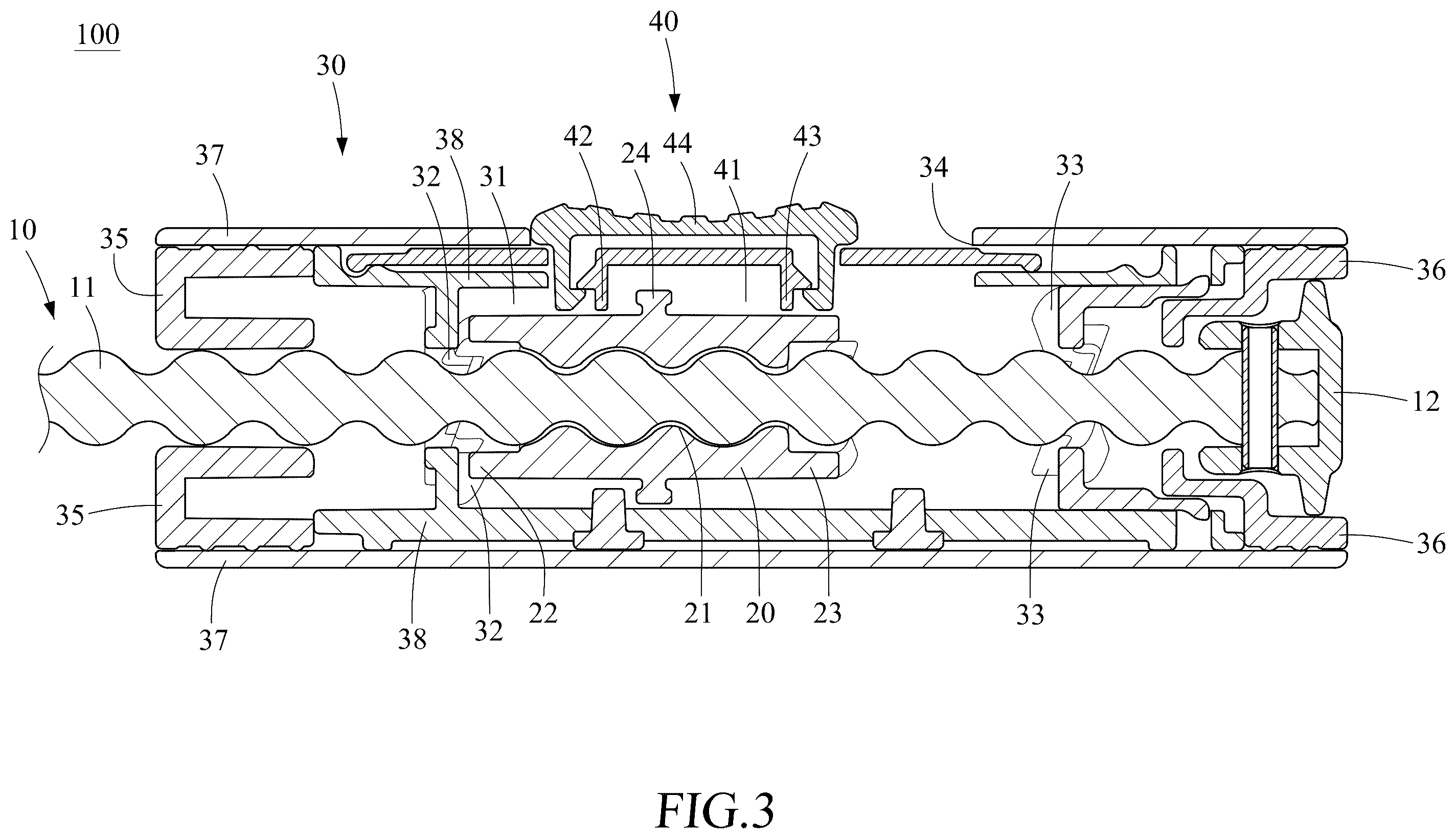 Patent US12590624 Figure 3 – Manual screw shaft driving device