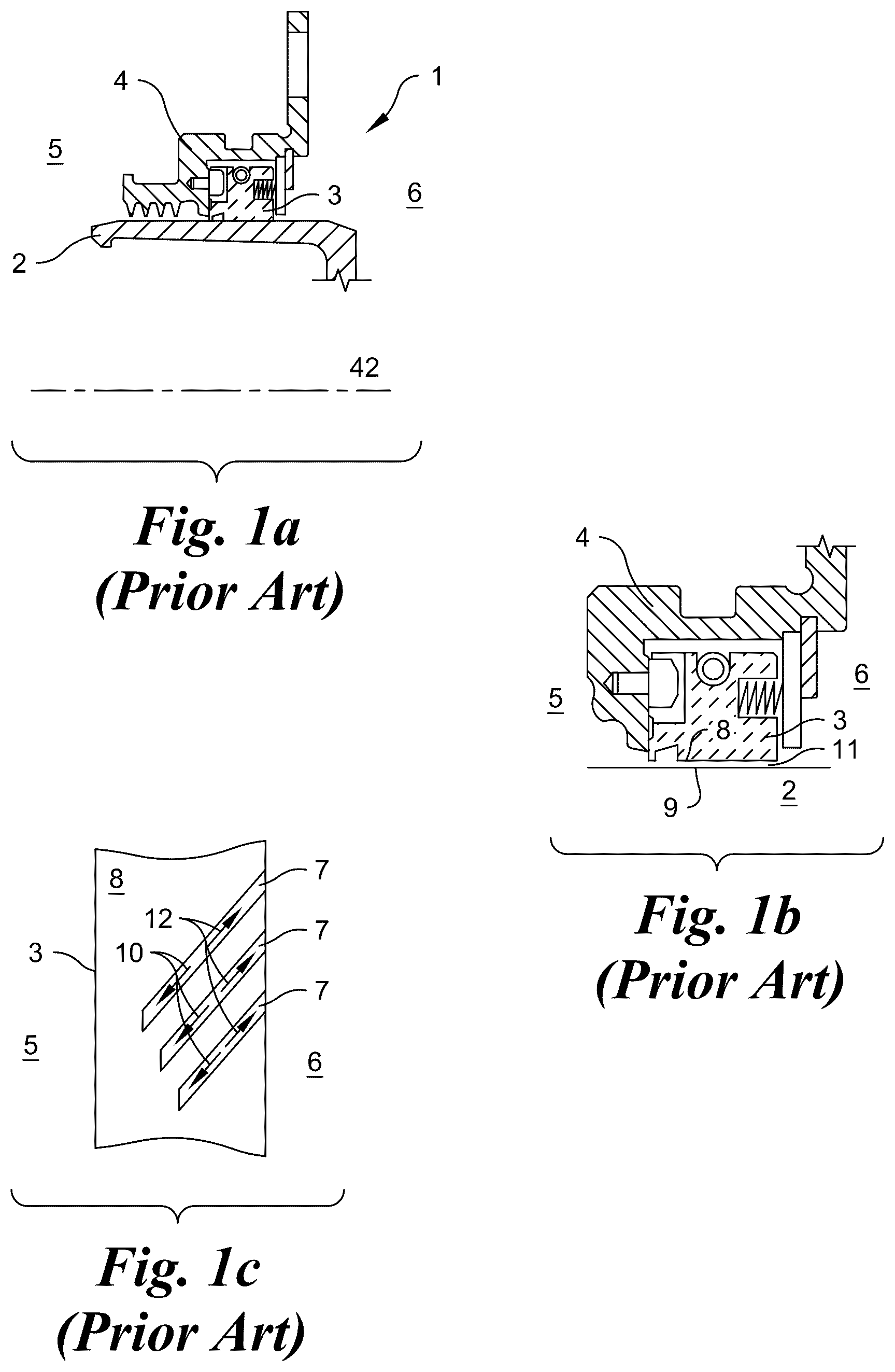 Patent US12590638 — Circumferential sealing assembly with duct-fed hydrodynamic grooves — Figure 1
