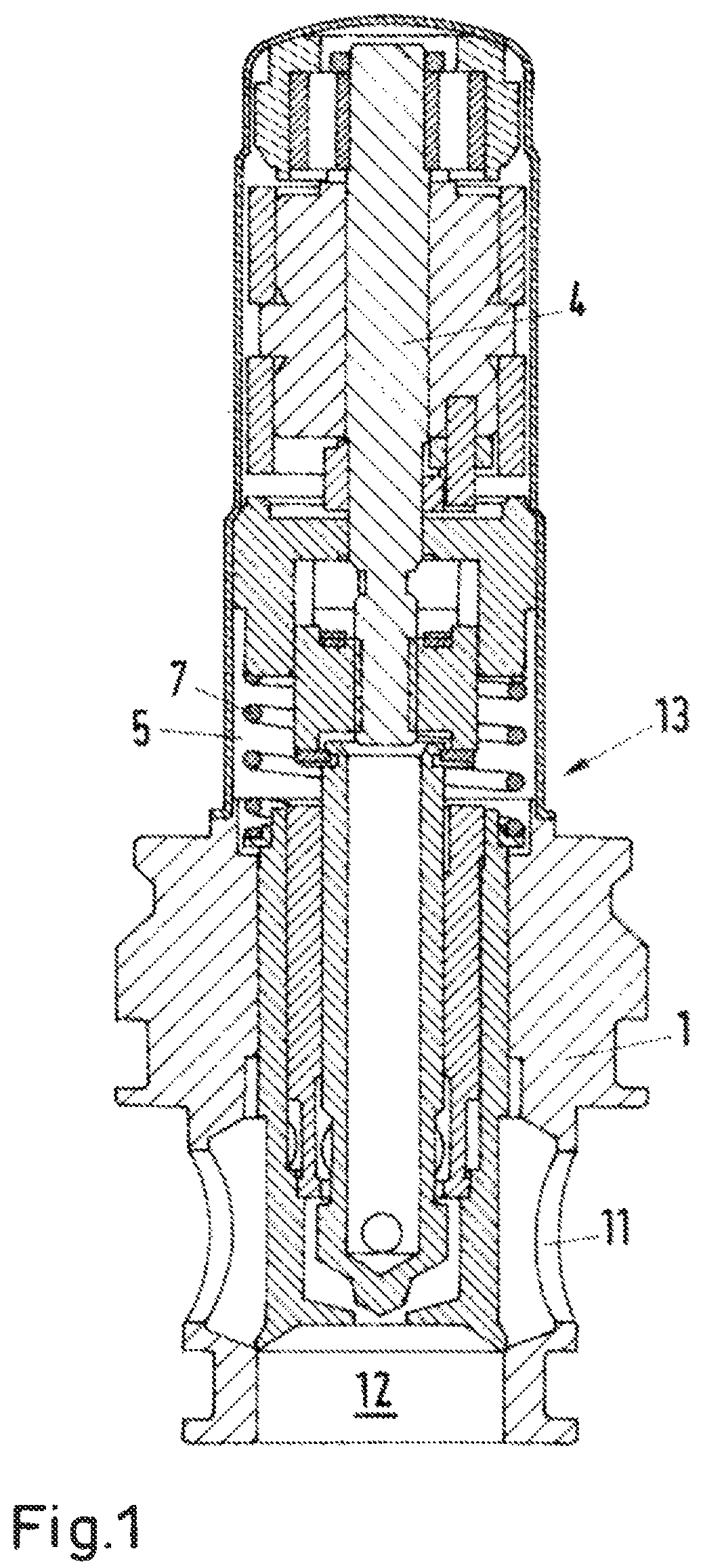 Patent US12590646 — Active balancing valve for a refrigeration and/or air-conditioning application — Figure 1