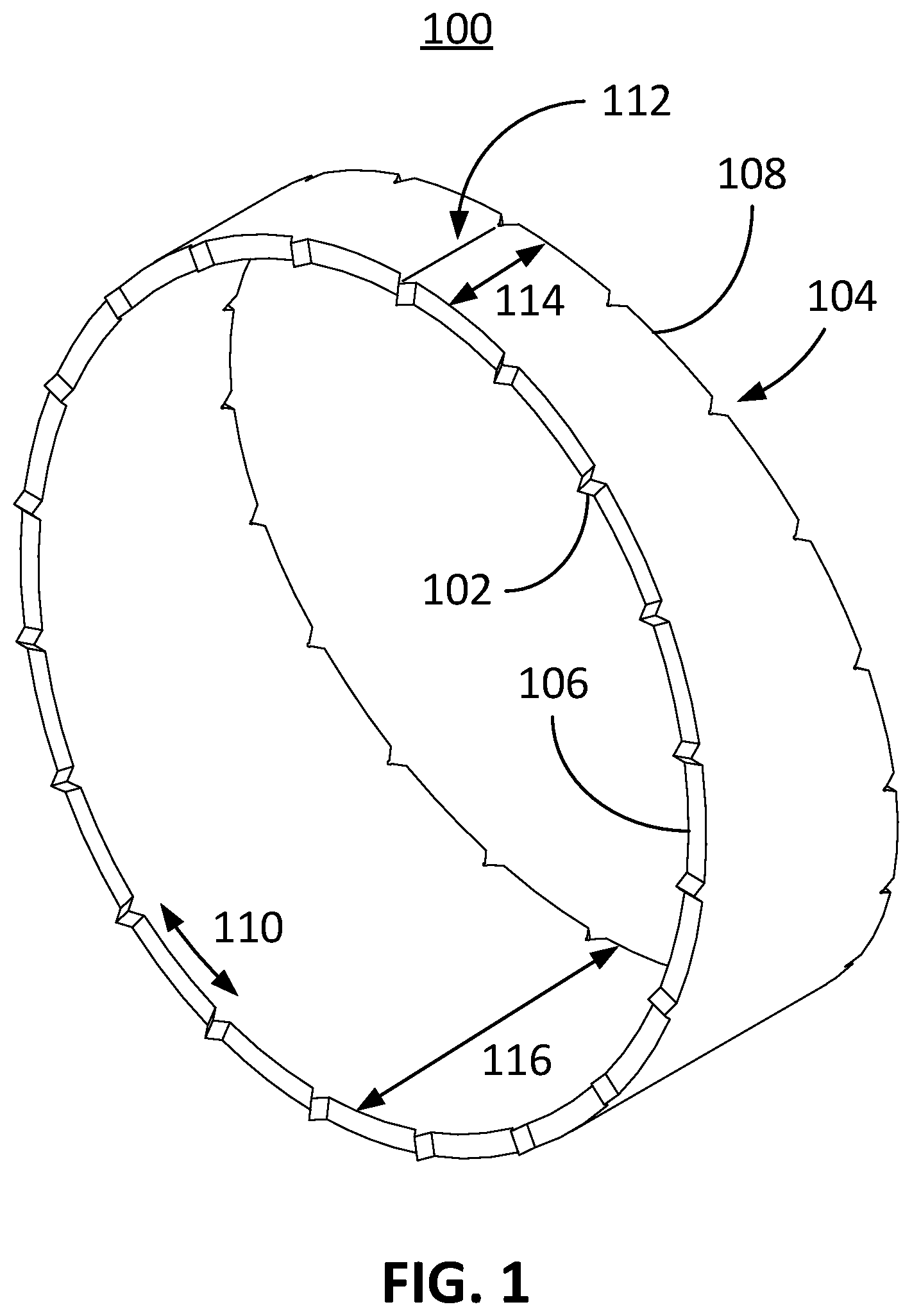 Patent US12590655 — Interlocking sectional tubing — Figure 1