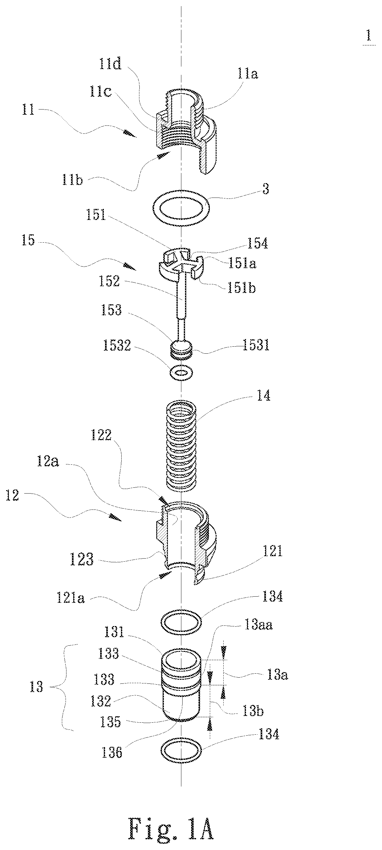 Patent US12590661 — Quick coupler structure — Figure 1