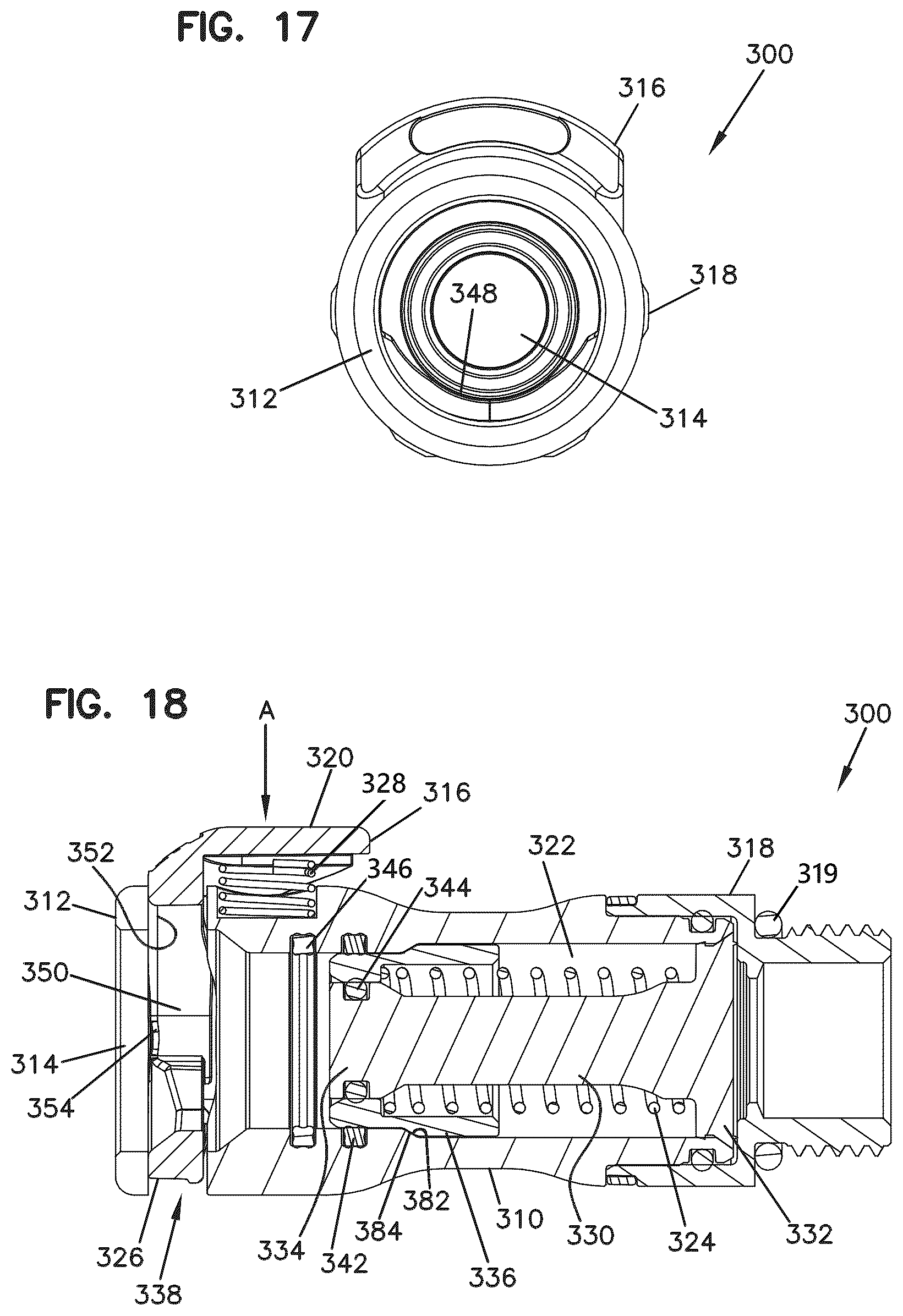 Patent US12590662 Figure 9 – Low-spill coupling assembly