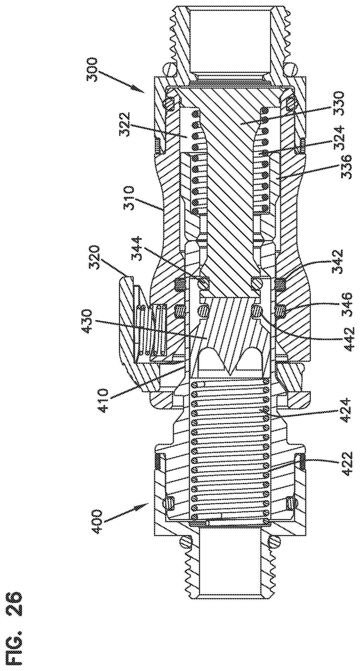 Patent US12590662 Figure 15 – Low-spill coupling assembly