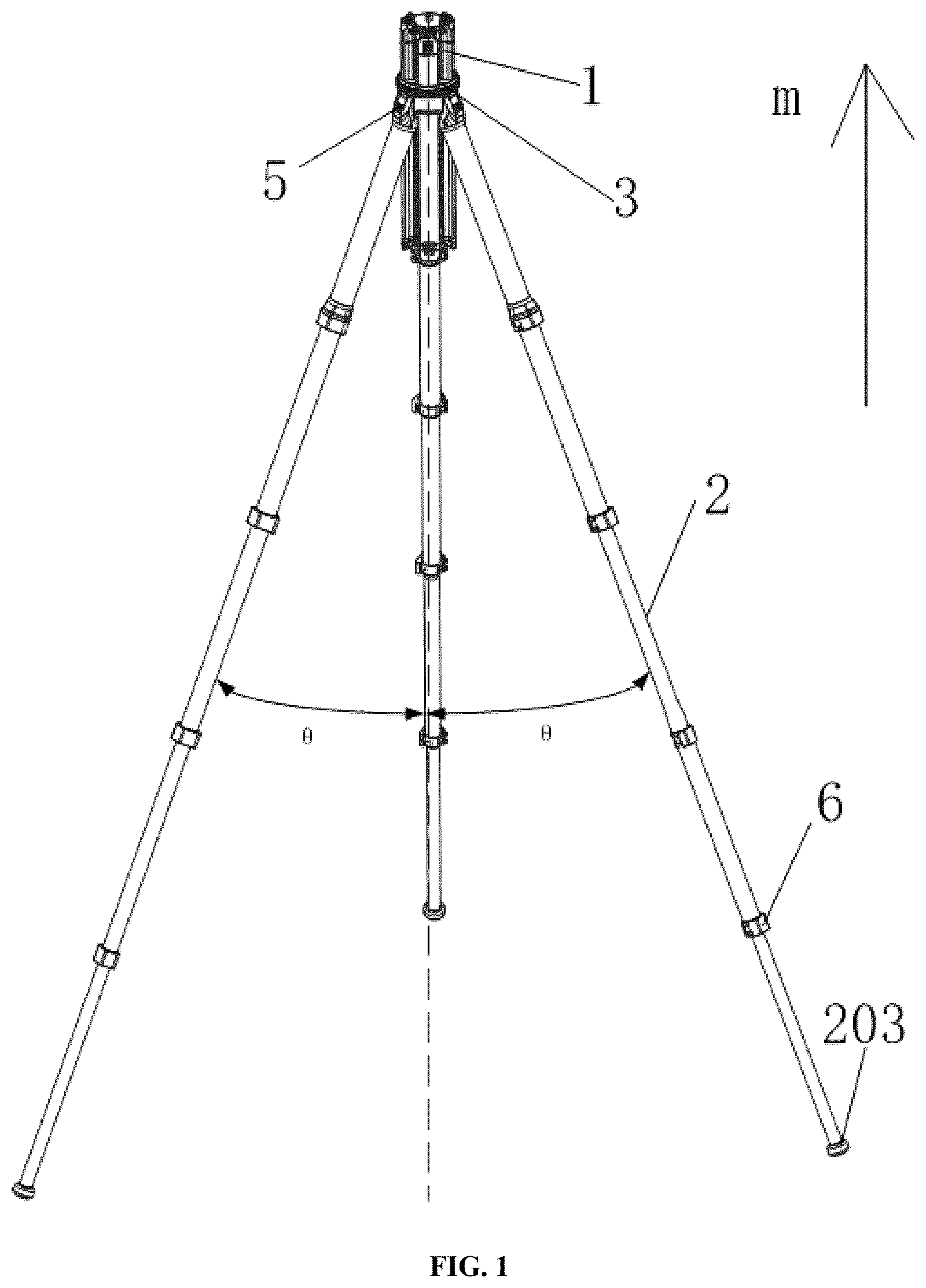 Patent US12590671 — Combined tripod — Figure 1