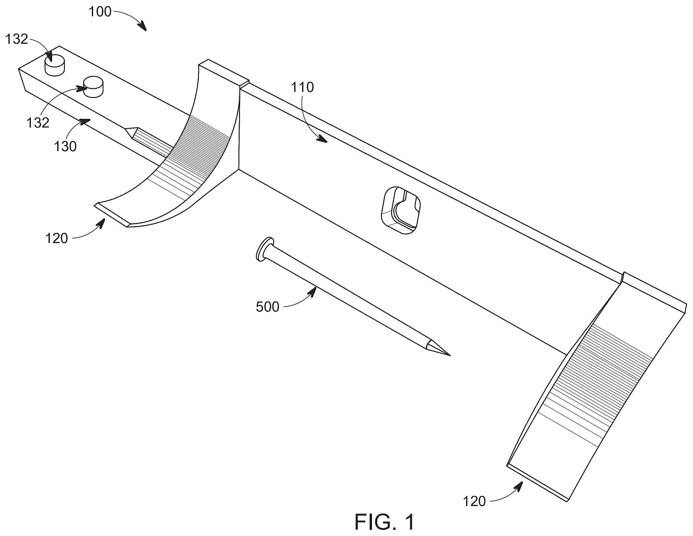 Patent US12590672 Figure 1 – Brick car wall mount with figurine holder