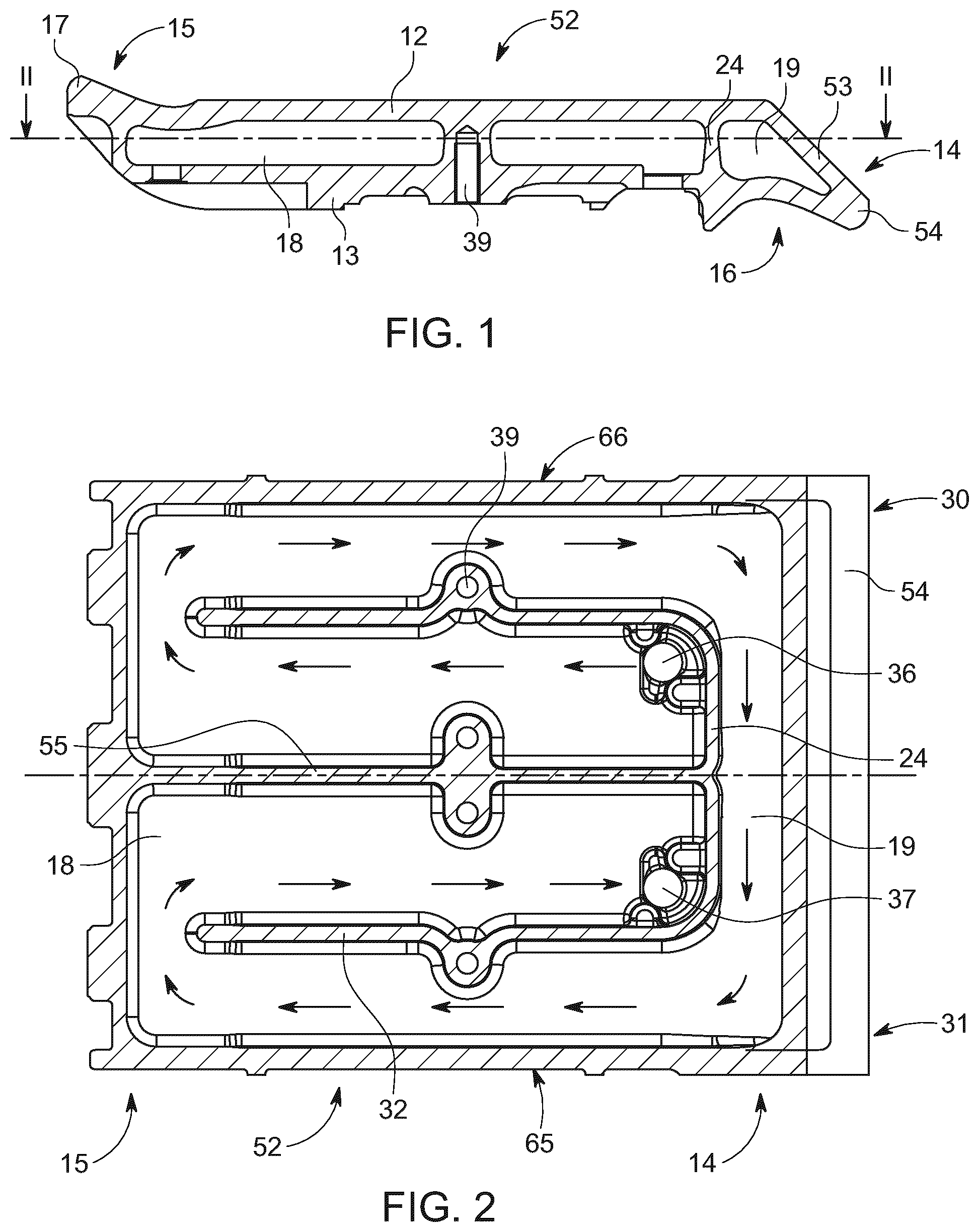 Patent US12590700 — Plate-formed grate element for a movable grate of a furnace — Figure 1