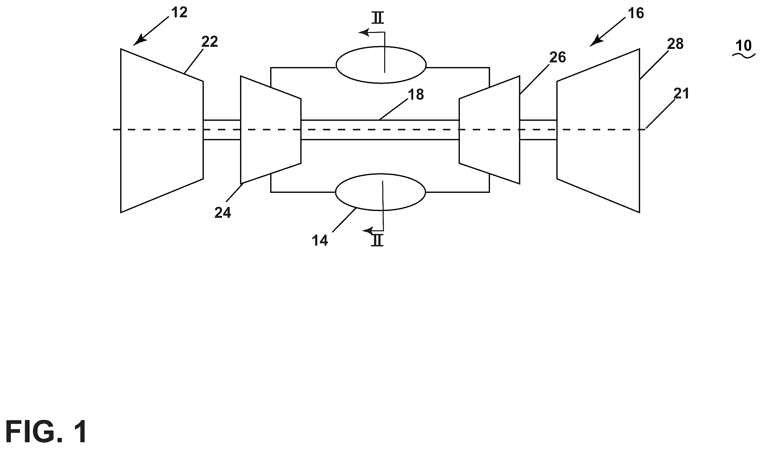 Patent US12590702 — Gas turbine engine combustor with a set of dilution passages — Figure 1