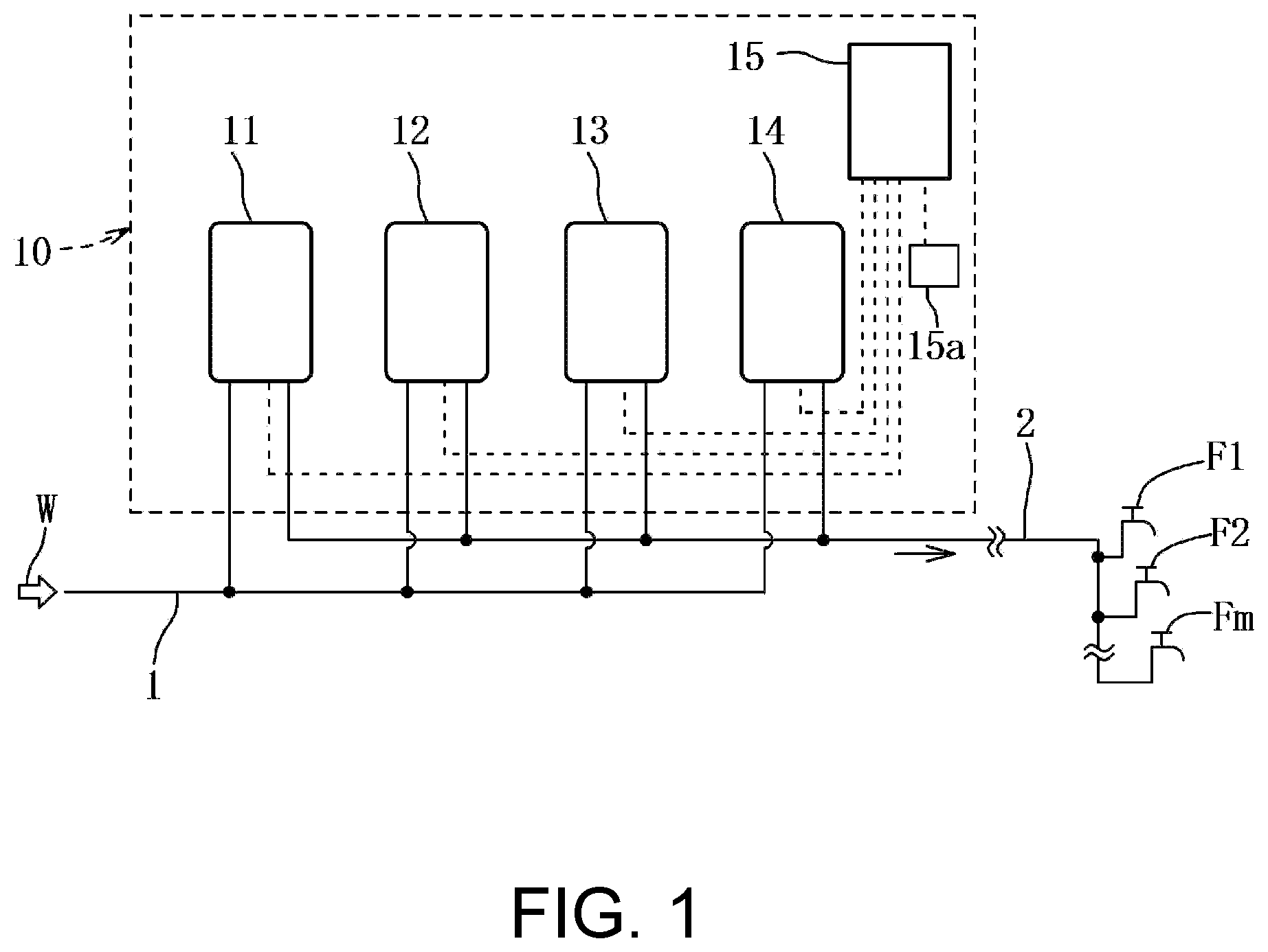 Patent US12590710 — Linked hot water supply system — Figure 1