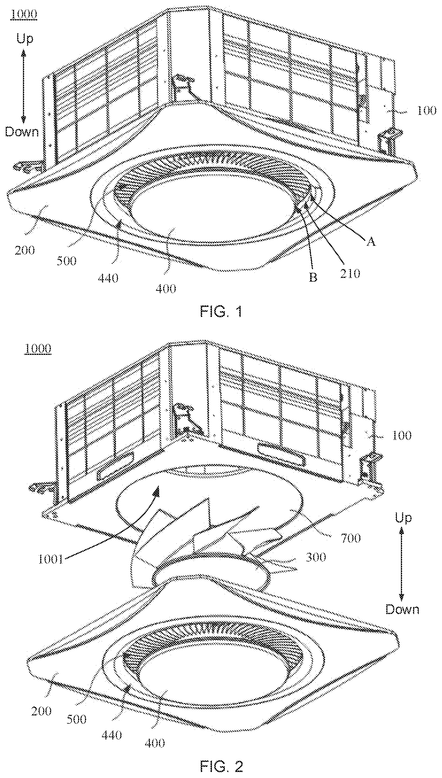 Patent US12590714 — Air conditioner indoor unit — Figure 1