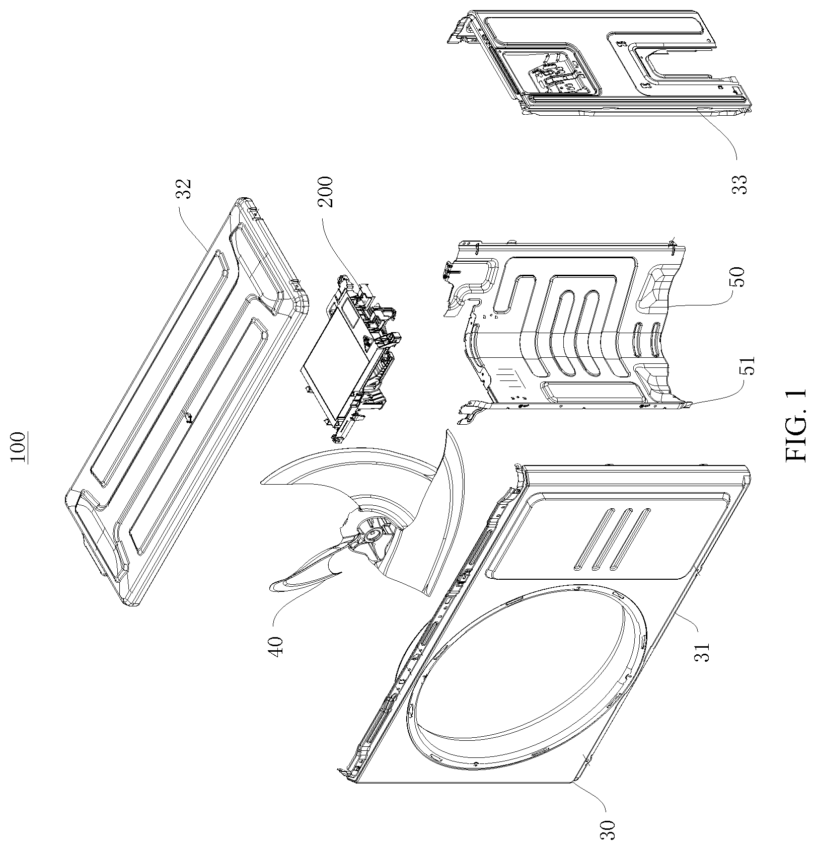 Patent US12590717 — Electric control box of air conditioner and air conditioner — Figure 1