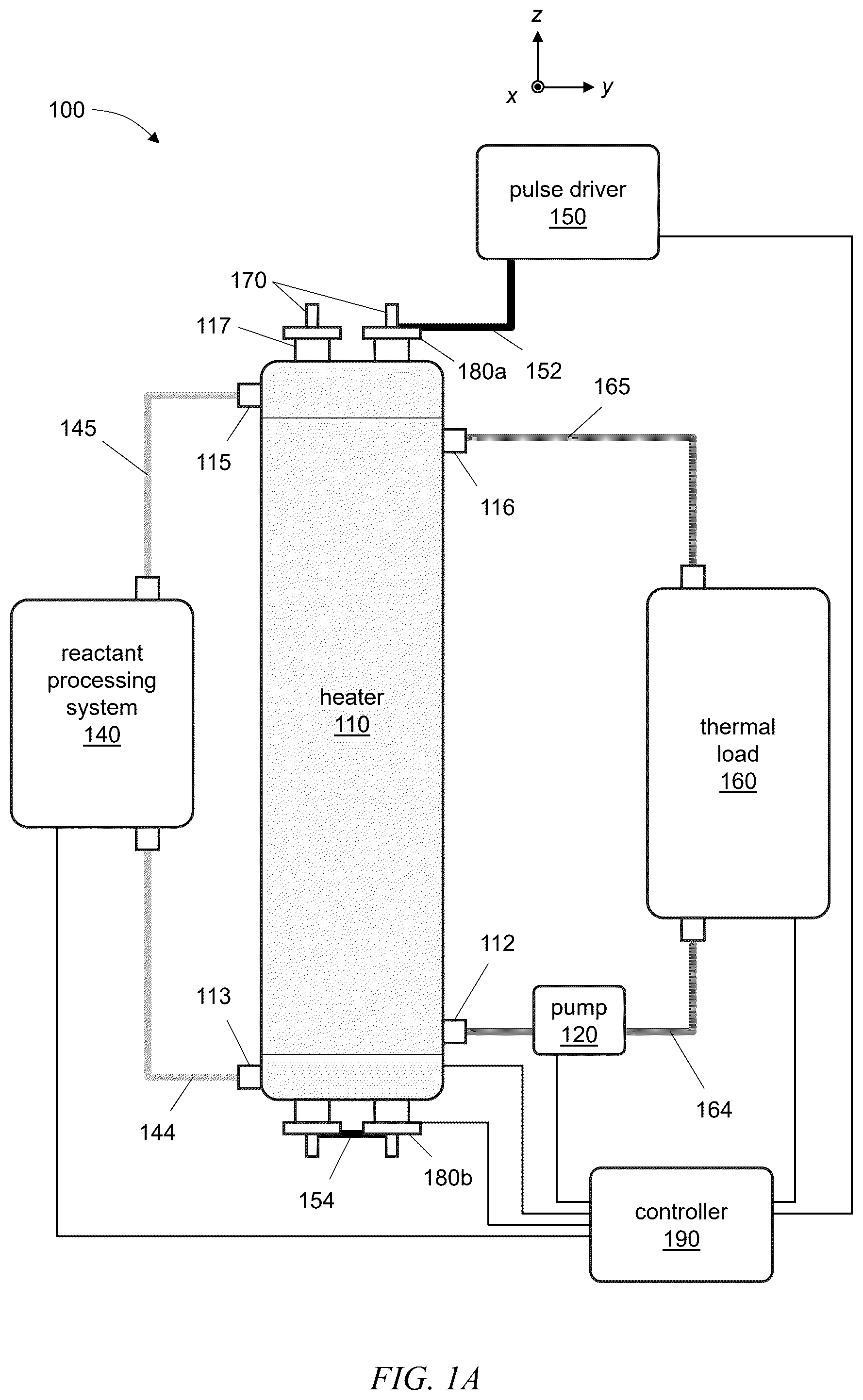 Patent US12590732 Figure 1 – Heating system and methods