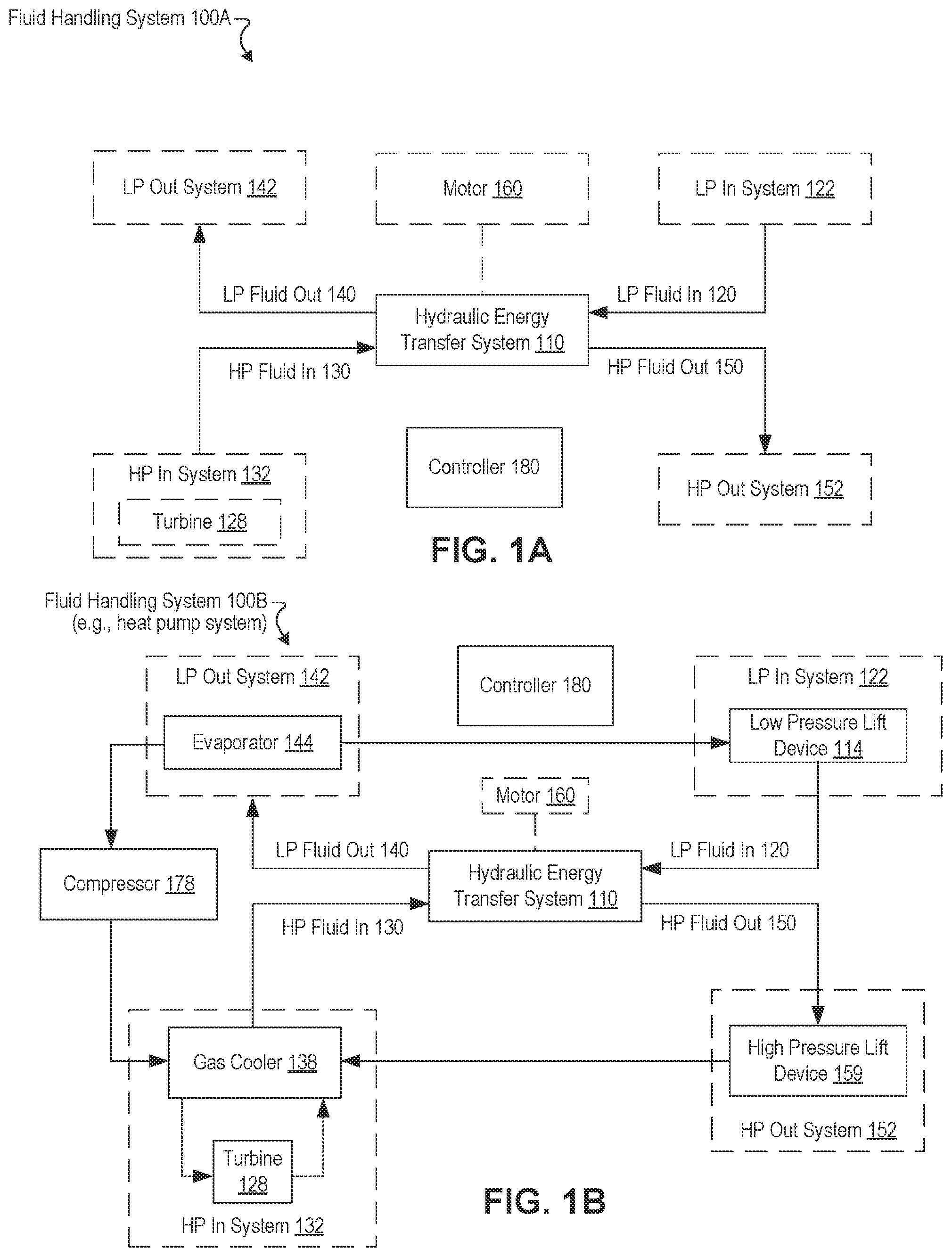 Patent US12590738 — Heat pump systems with pressure exchangers — Figure 1