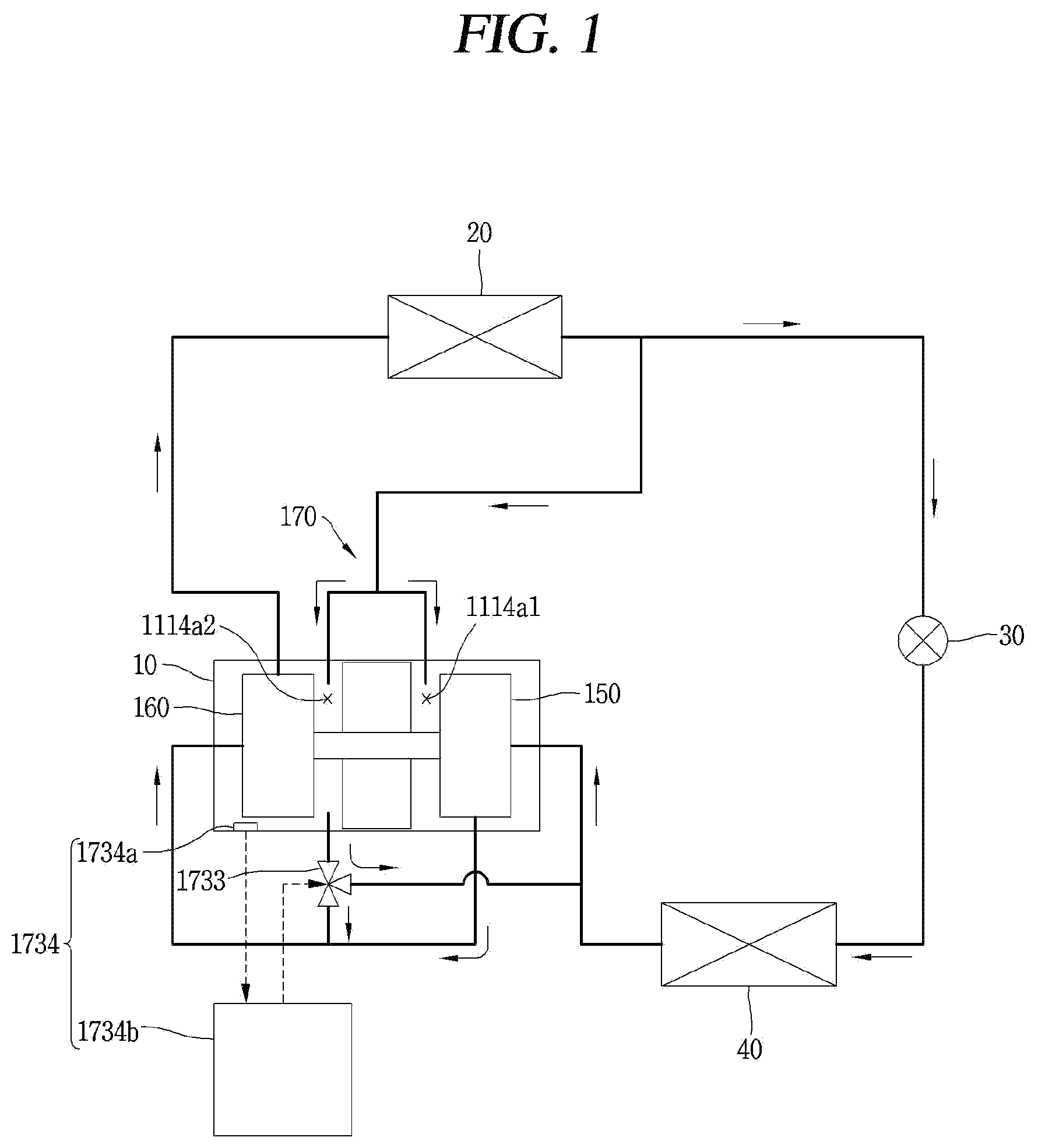Patent US12590740 Figure 1 – Turbo compressor and refrigeration cycle device having turbo compressor