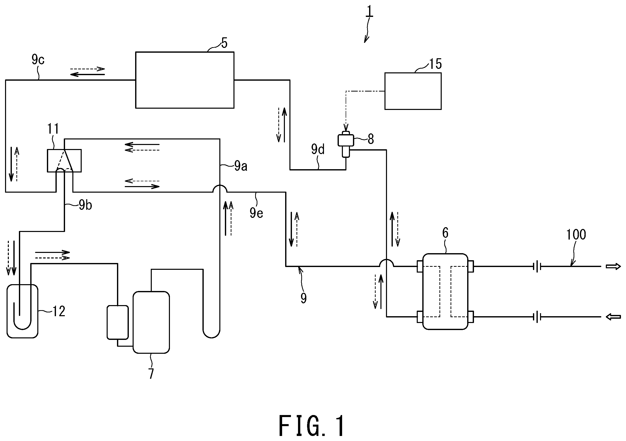Patent US12590743 Figure 1 – Refrigeration cycle apparatus and leakage inspection method for refrigerant piping of refrigeration cycle apparatus