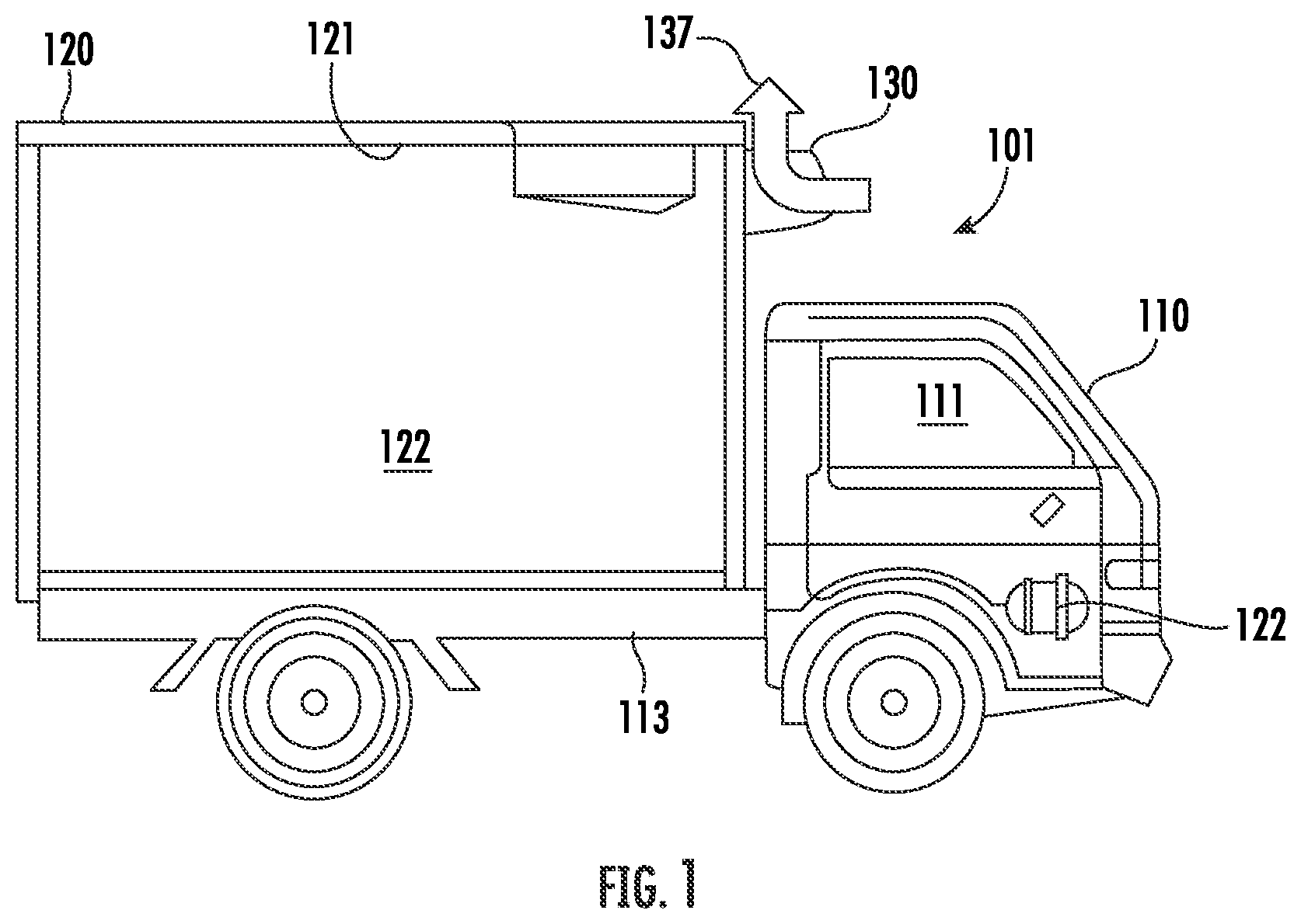 Patent US12590744 Figure 1 – Reduction of power consumption in transport refrigeration unit