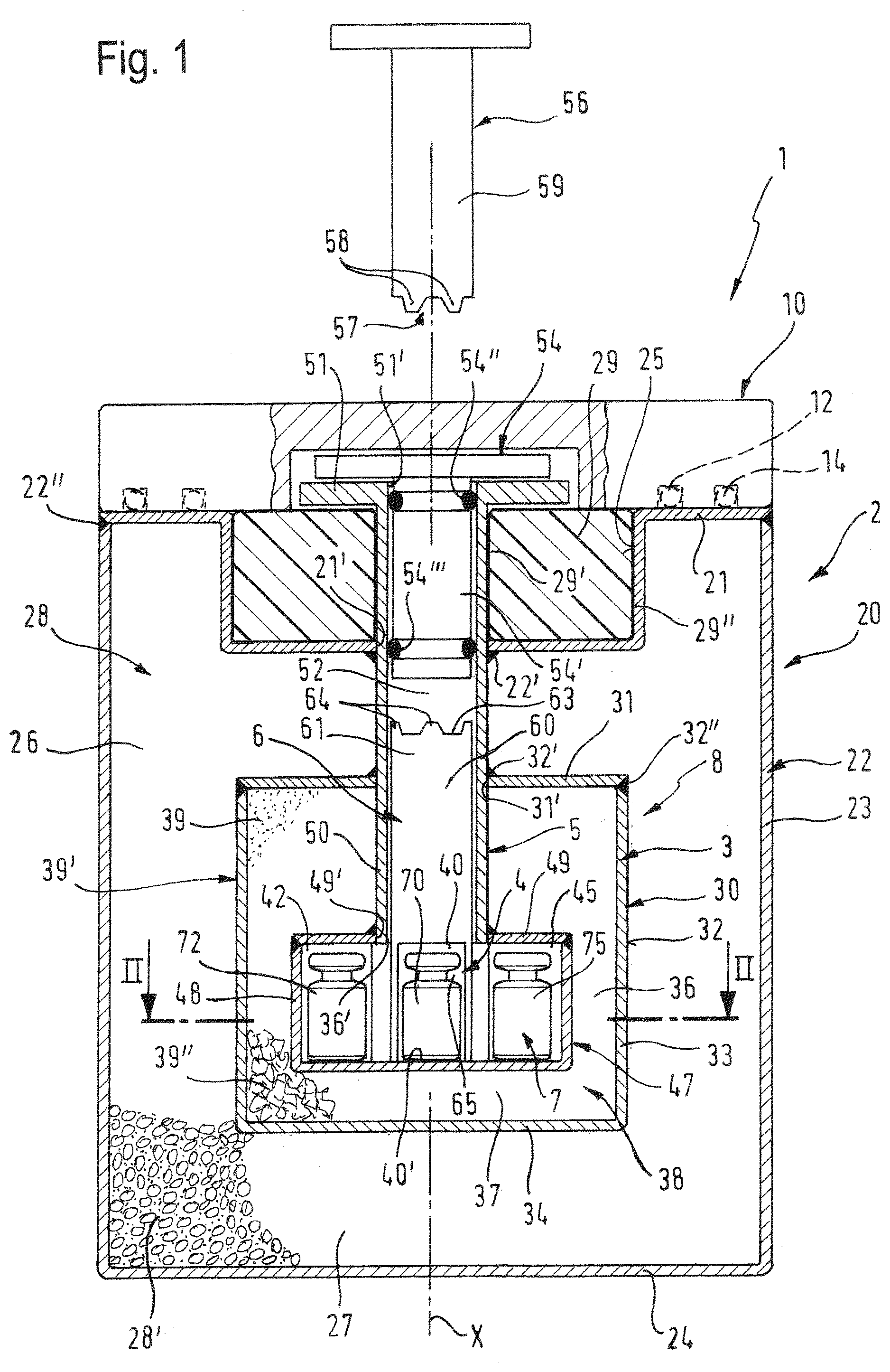 Patent US12590749 Figure 1 – Thermally insulated transport container