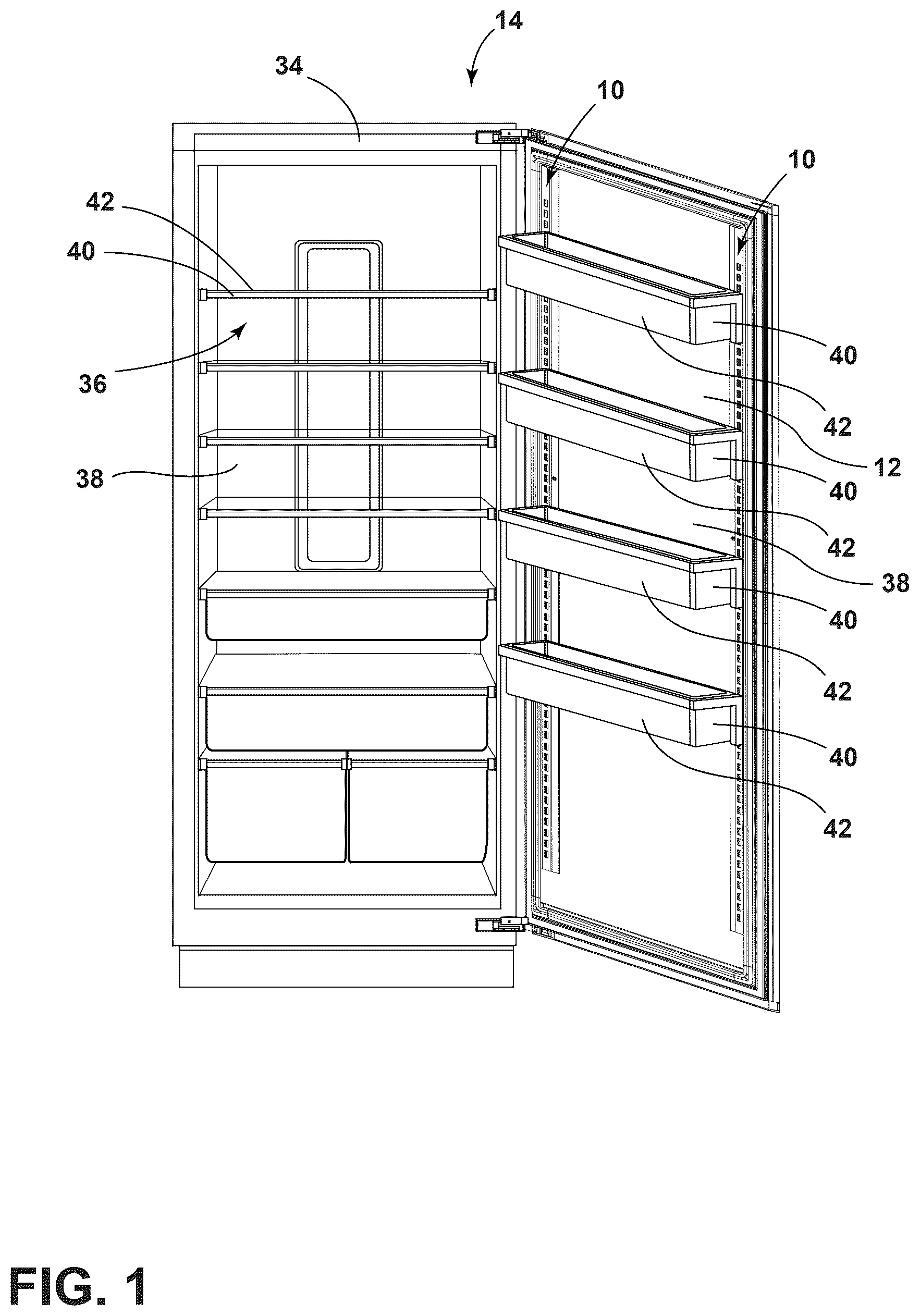 Patent US12590752 — Ladder assembly — Figure 1