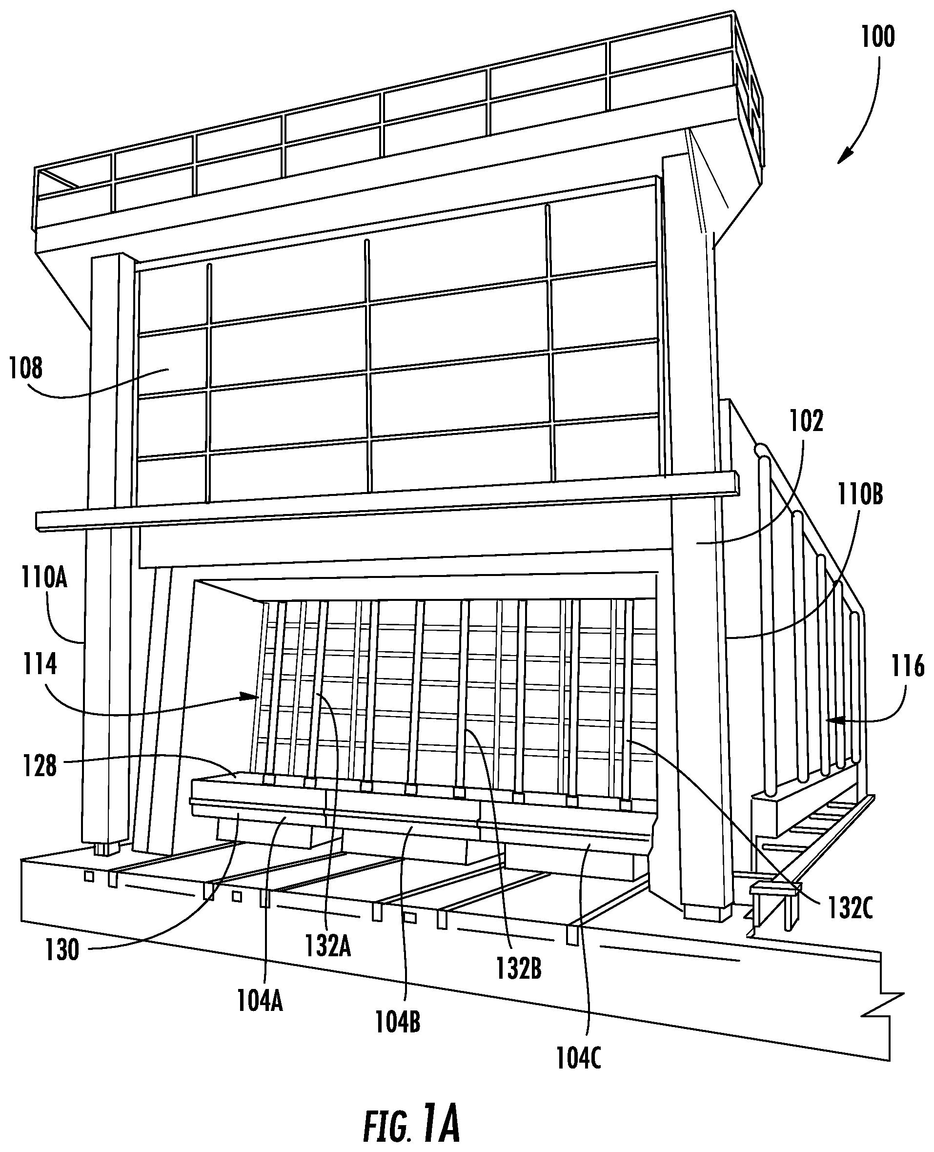 Patent US12590762 Figure 1 – Shuttle kiln with enhanced radiant heat retention