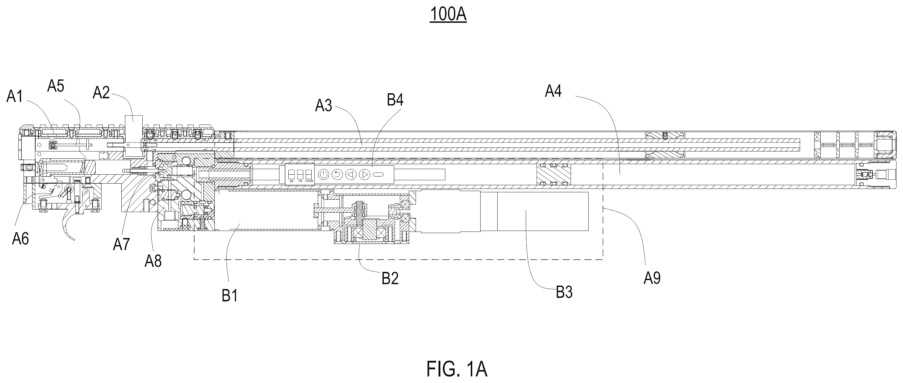 Patent US12590780 — Air gun with onboard electric pump — Figure 1