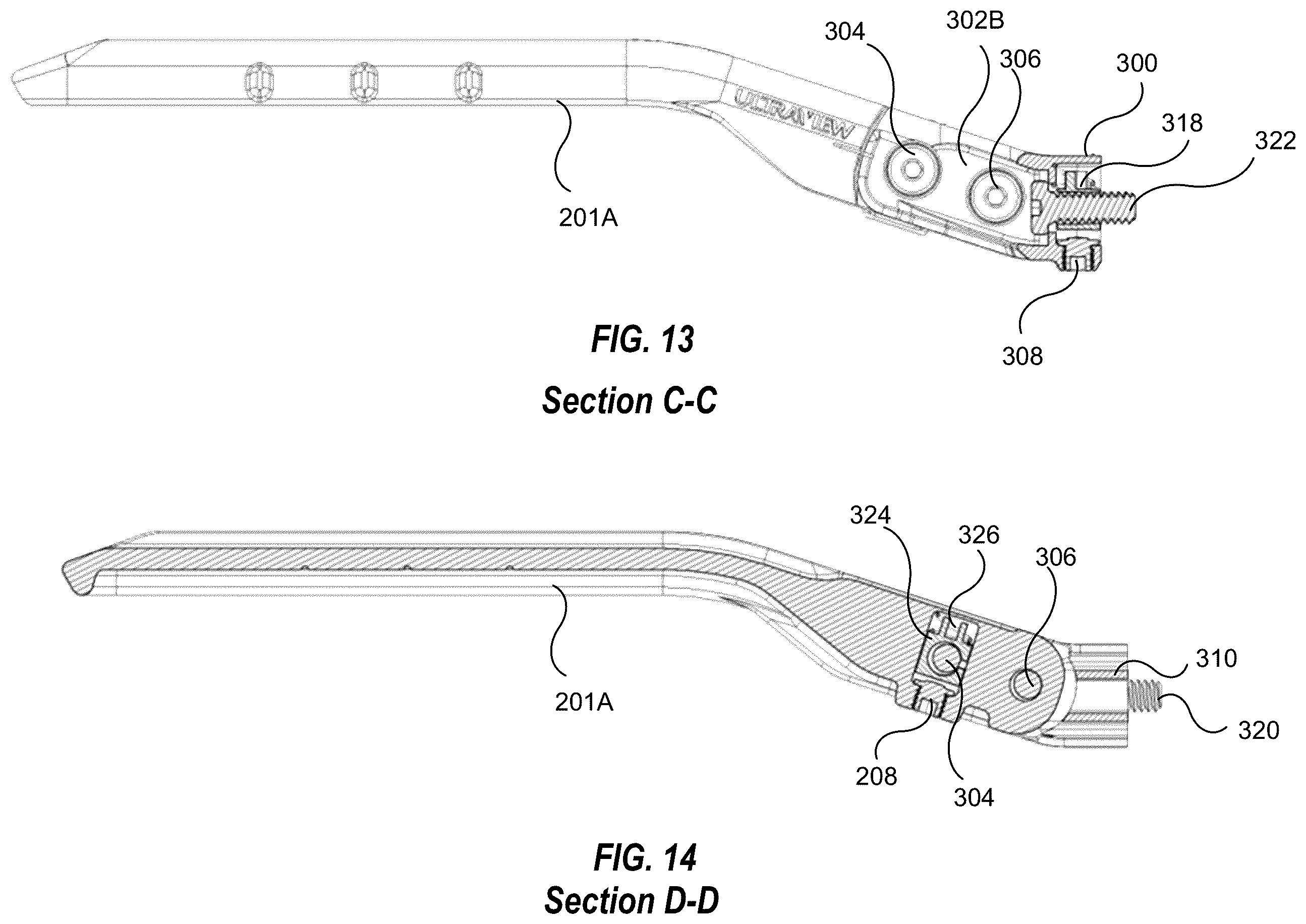 Patent US12590782 Figure 11 – Archery bow sight support systems