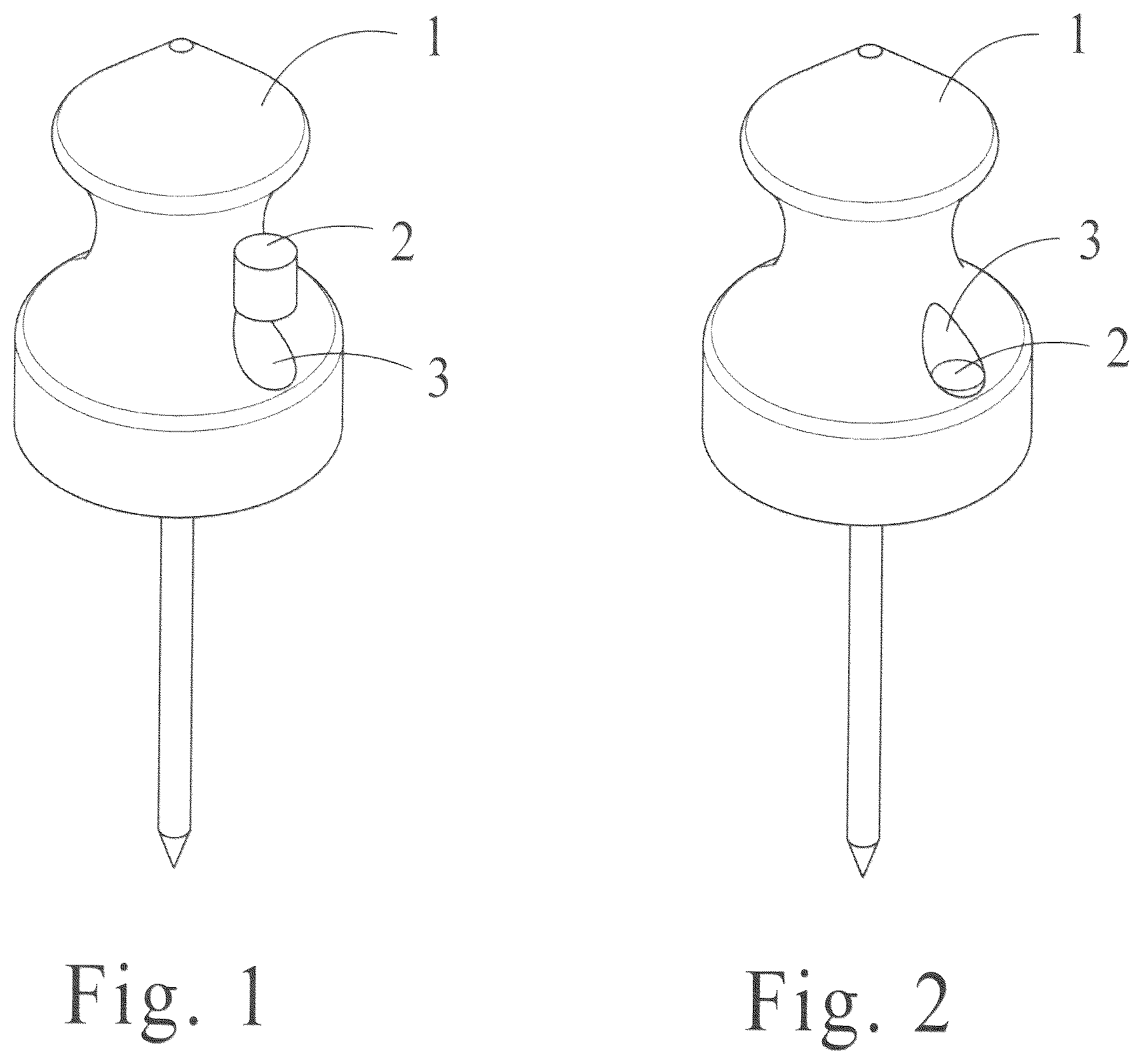 Patent US12590785 — Target pins and target pin holster system — Figure 1