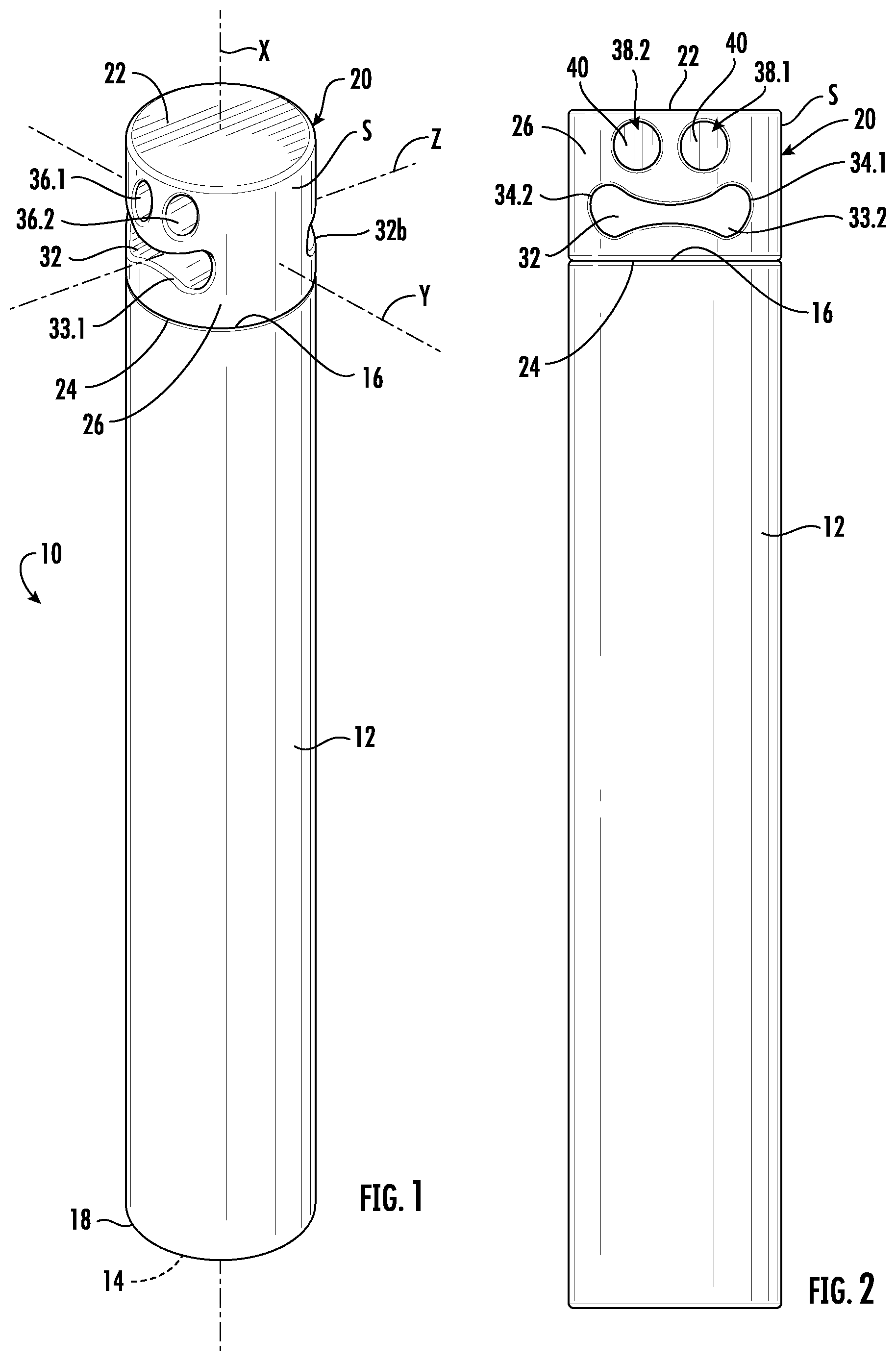 Patent US12590786 — Toy foam dart with impact absorbing tip — Figure 1