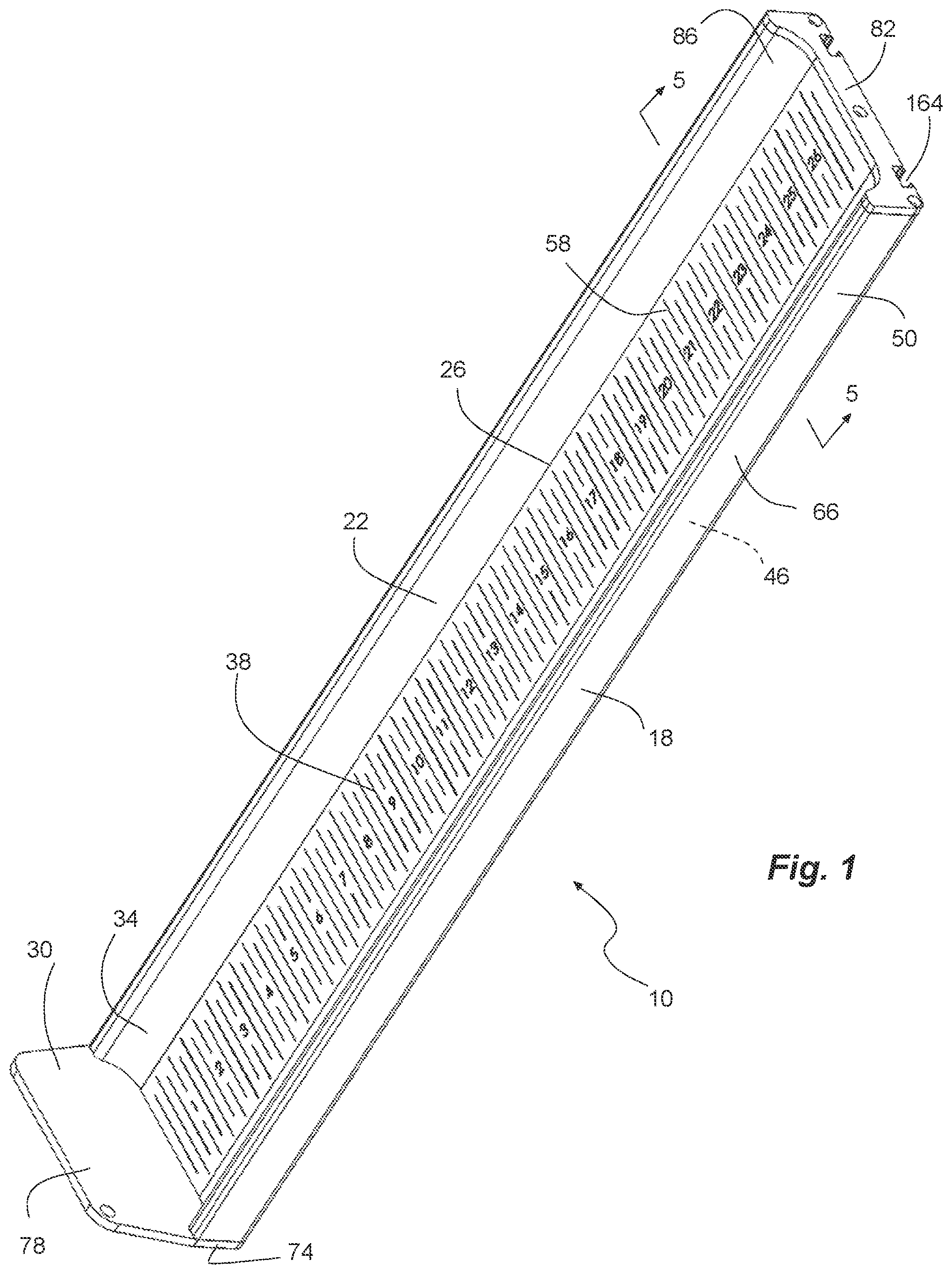 Patent US12590789 — Fish measuring board — Figure 1
