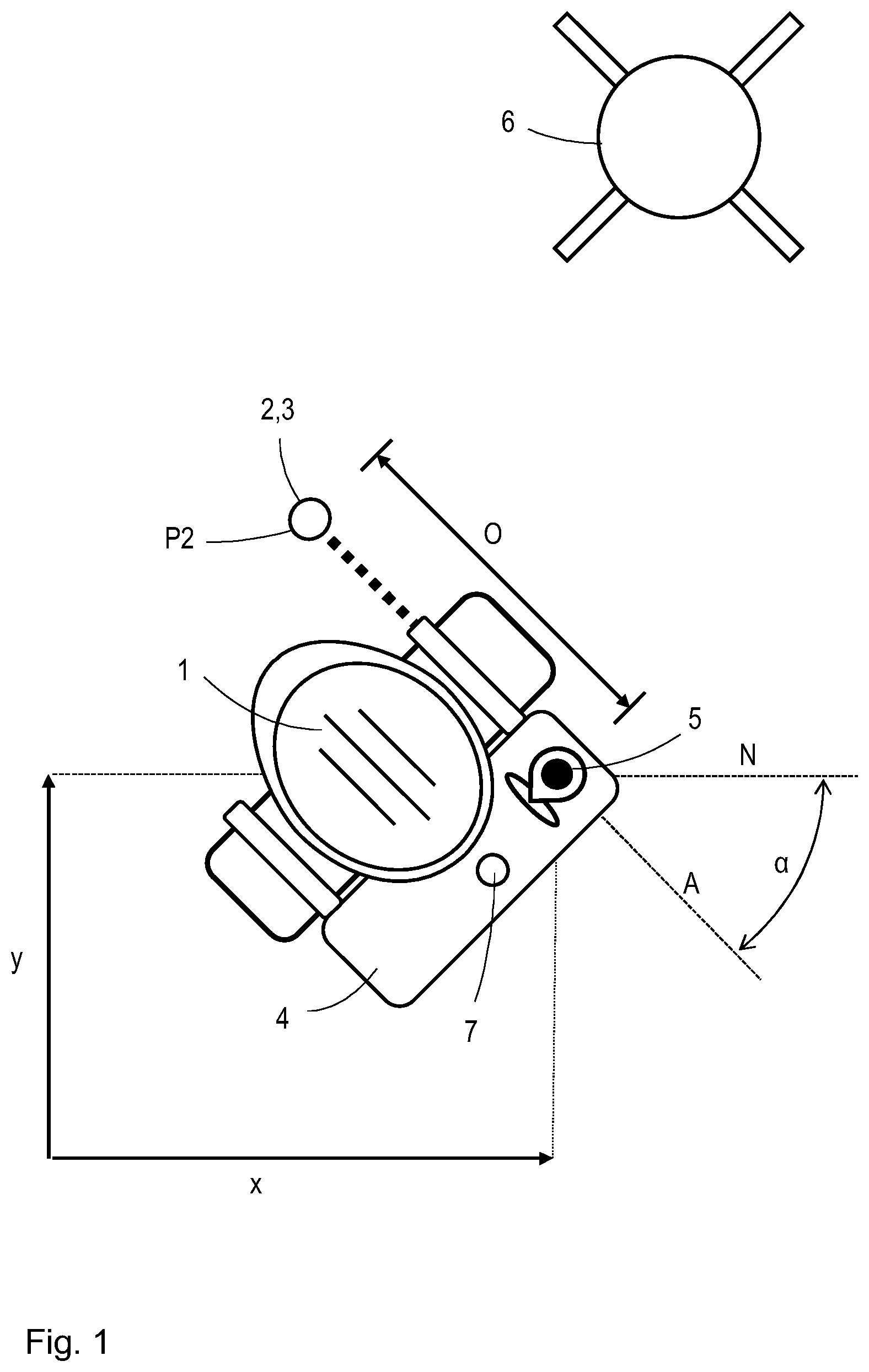 Patent US12590802 — System for guiding an operator when compacting concrete — Figure 1