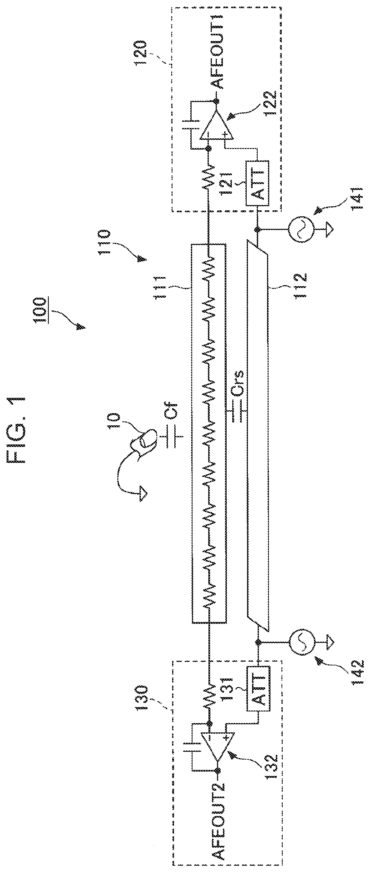 Patent US12590820 Figure 1 – Capacitance detection device