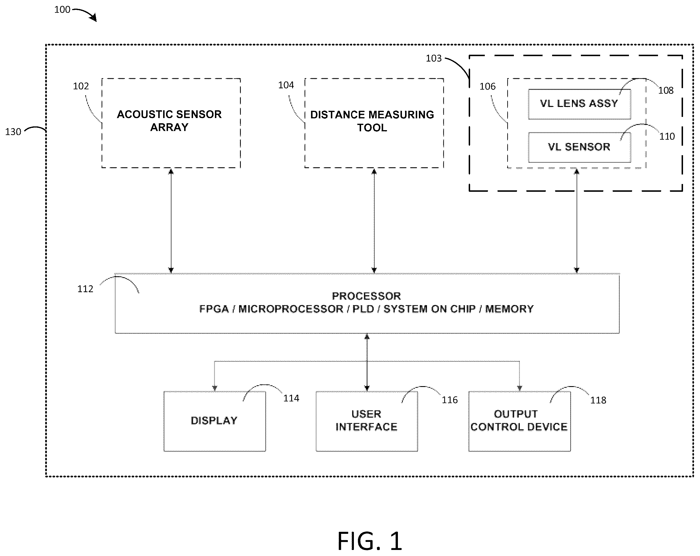 Patent US12590831 — Portable acoustic imaging tool with scanning and analysis capability — Figure 1