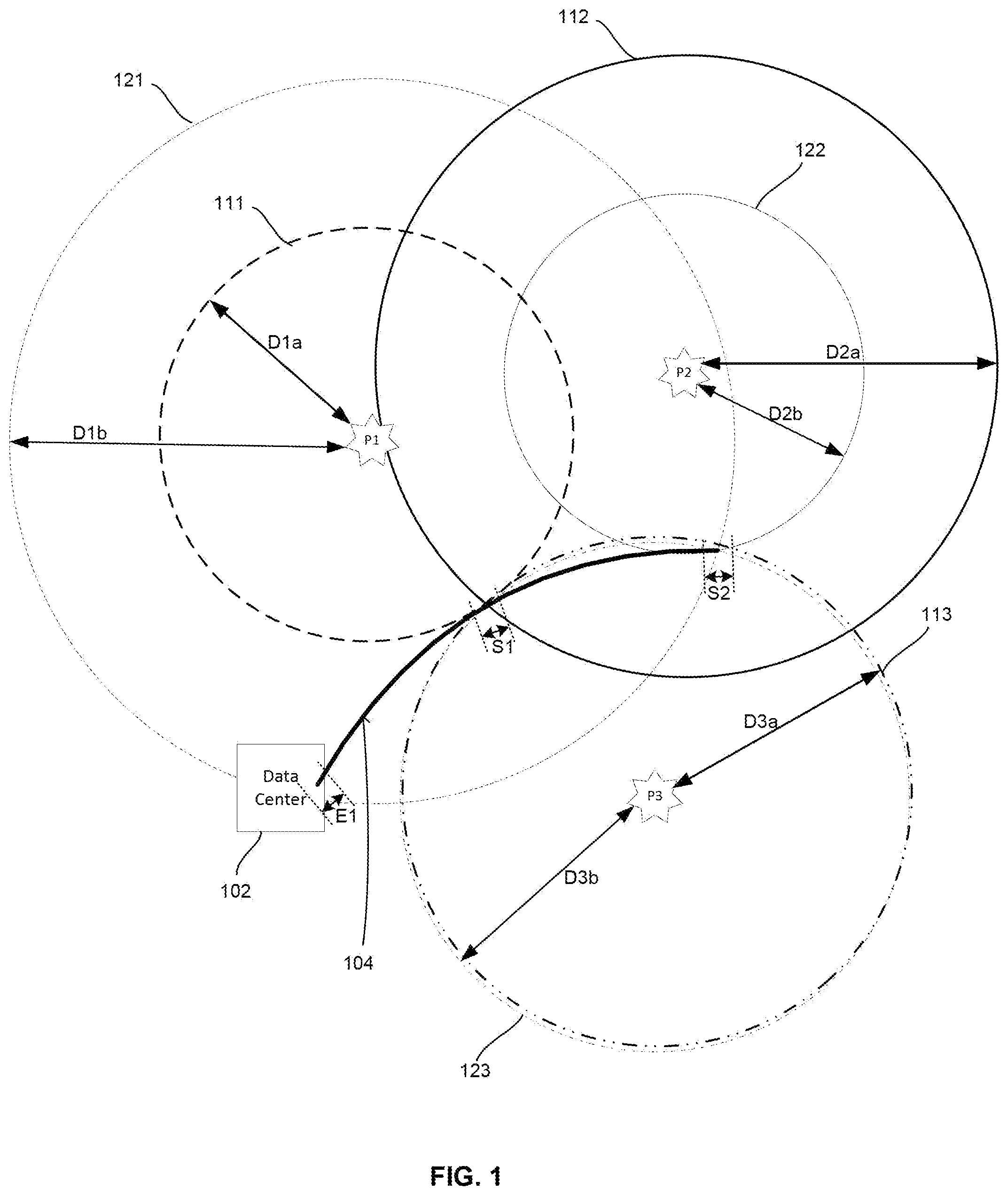 Patent US12590834 Figure 1 – Mapping fiber networks
