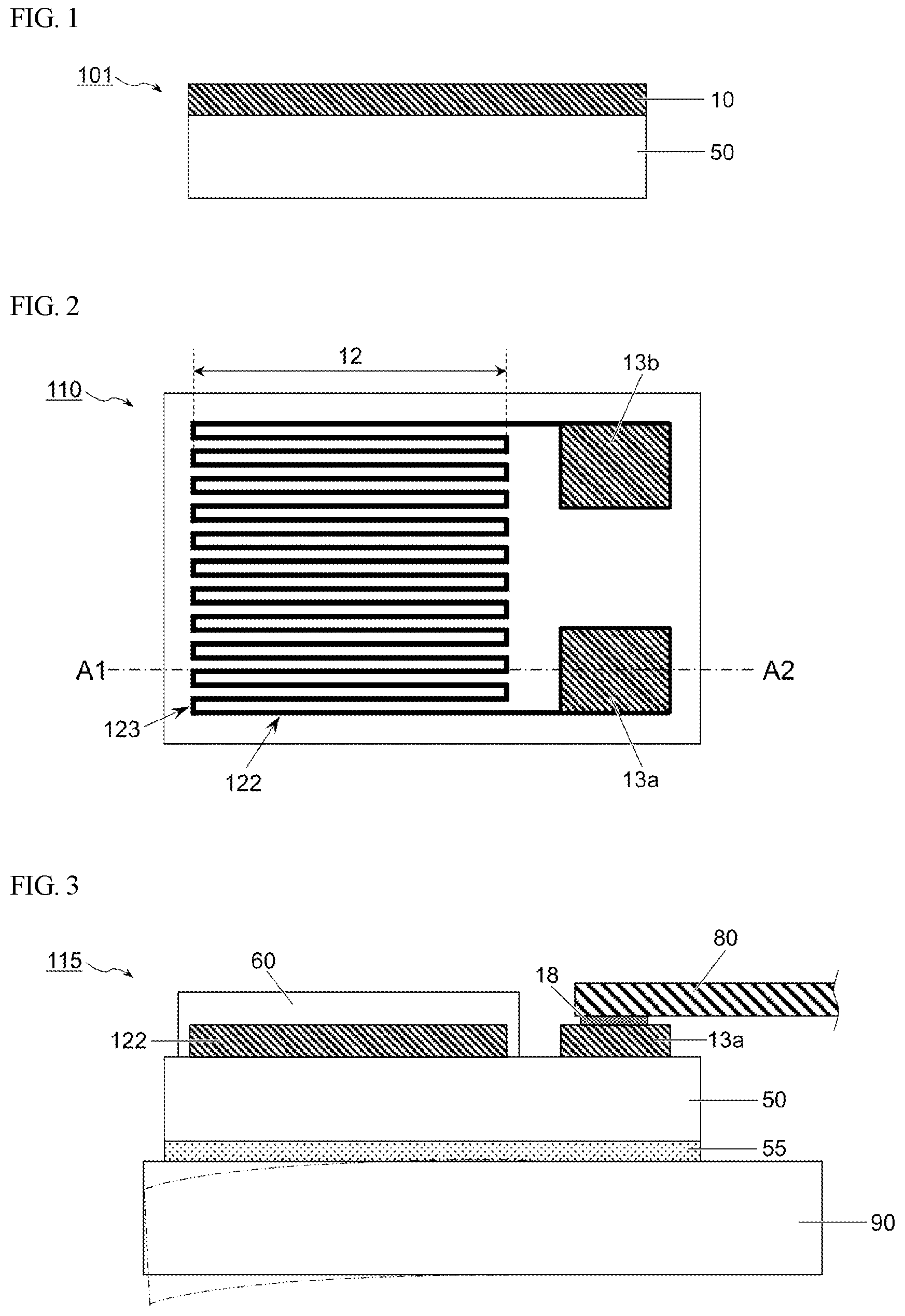 Patent US12590855 — Strain sensor, functional film, and method for manufacturing same — Figure 1