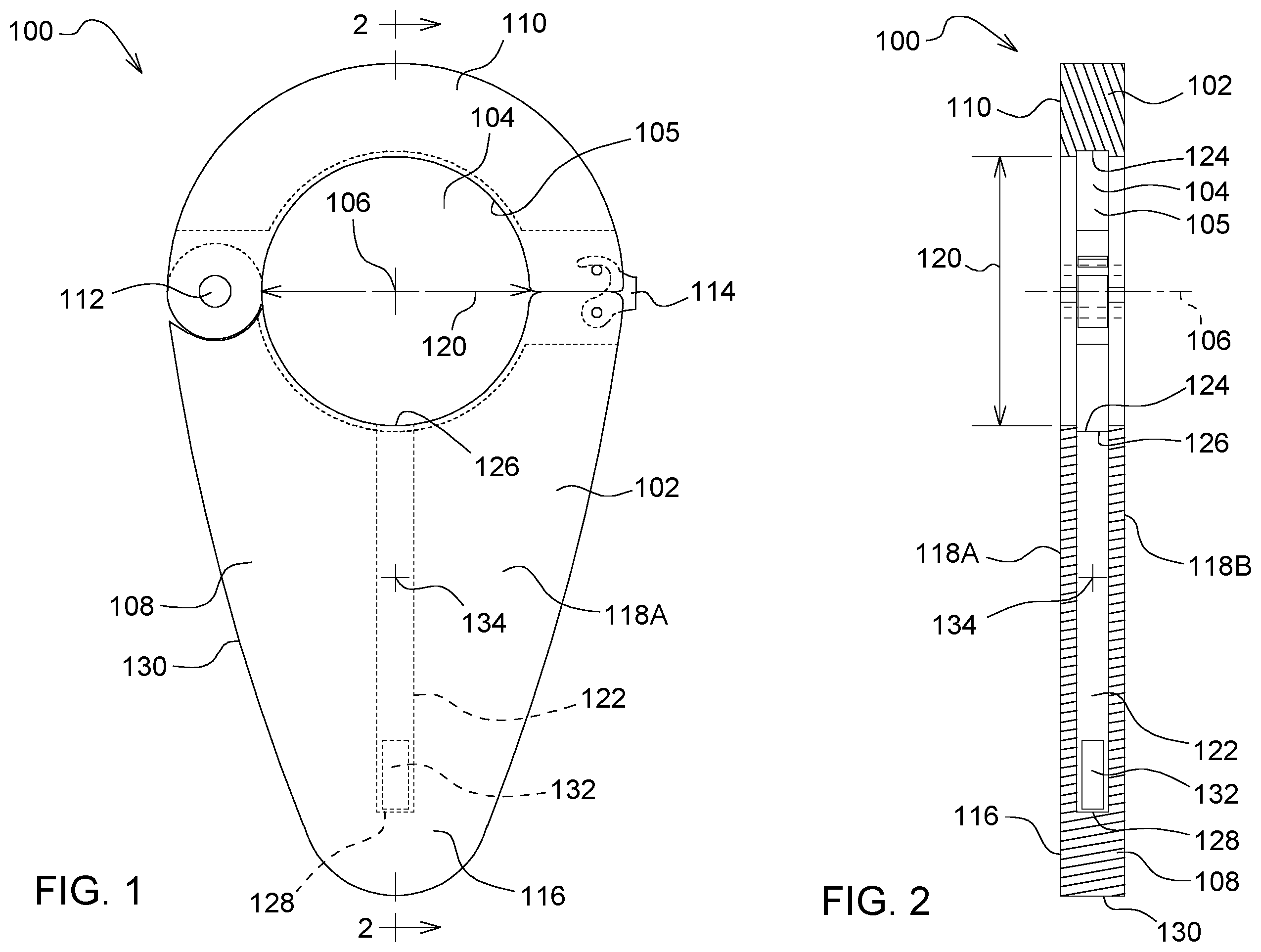 Patent US12590859 Figure 1 – Fob geometry for leak detection in mobile equipment