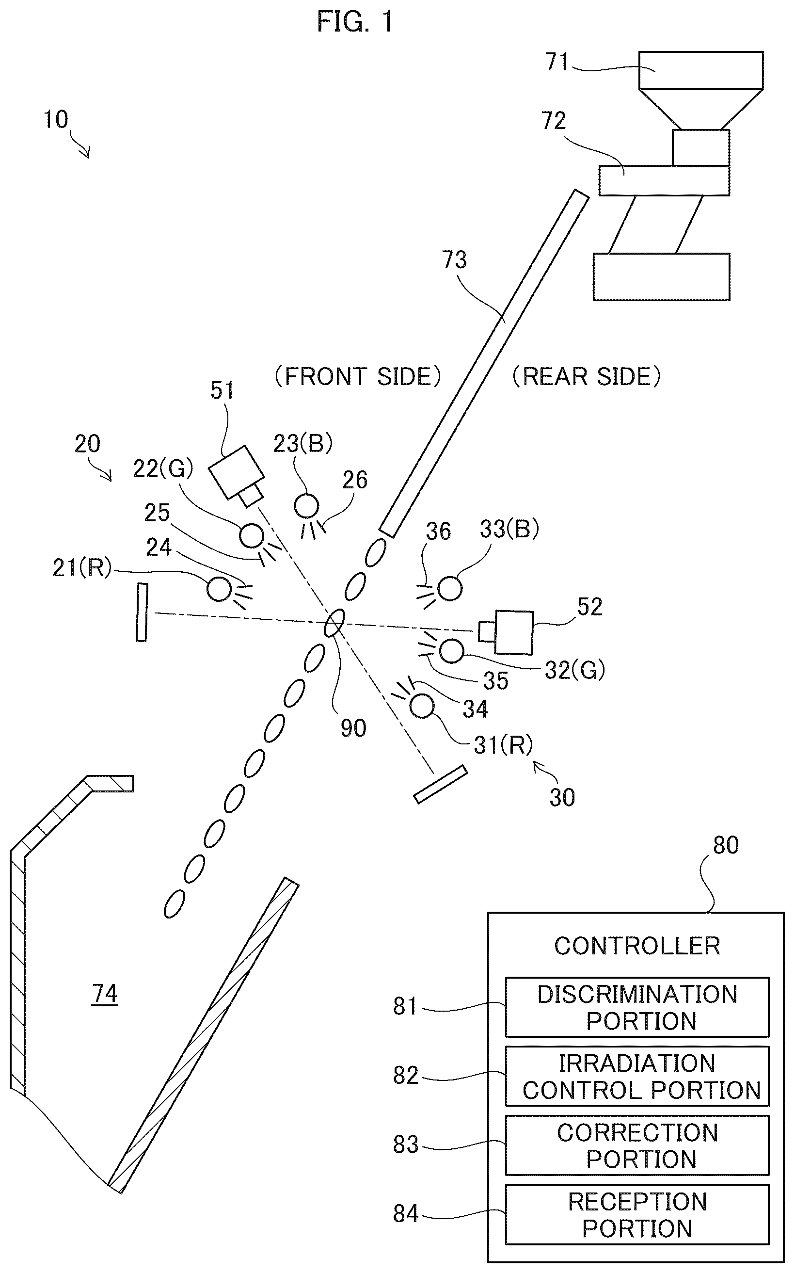 Patent US12590899 — Measuring device and selection device — Figure 1