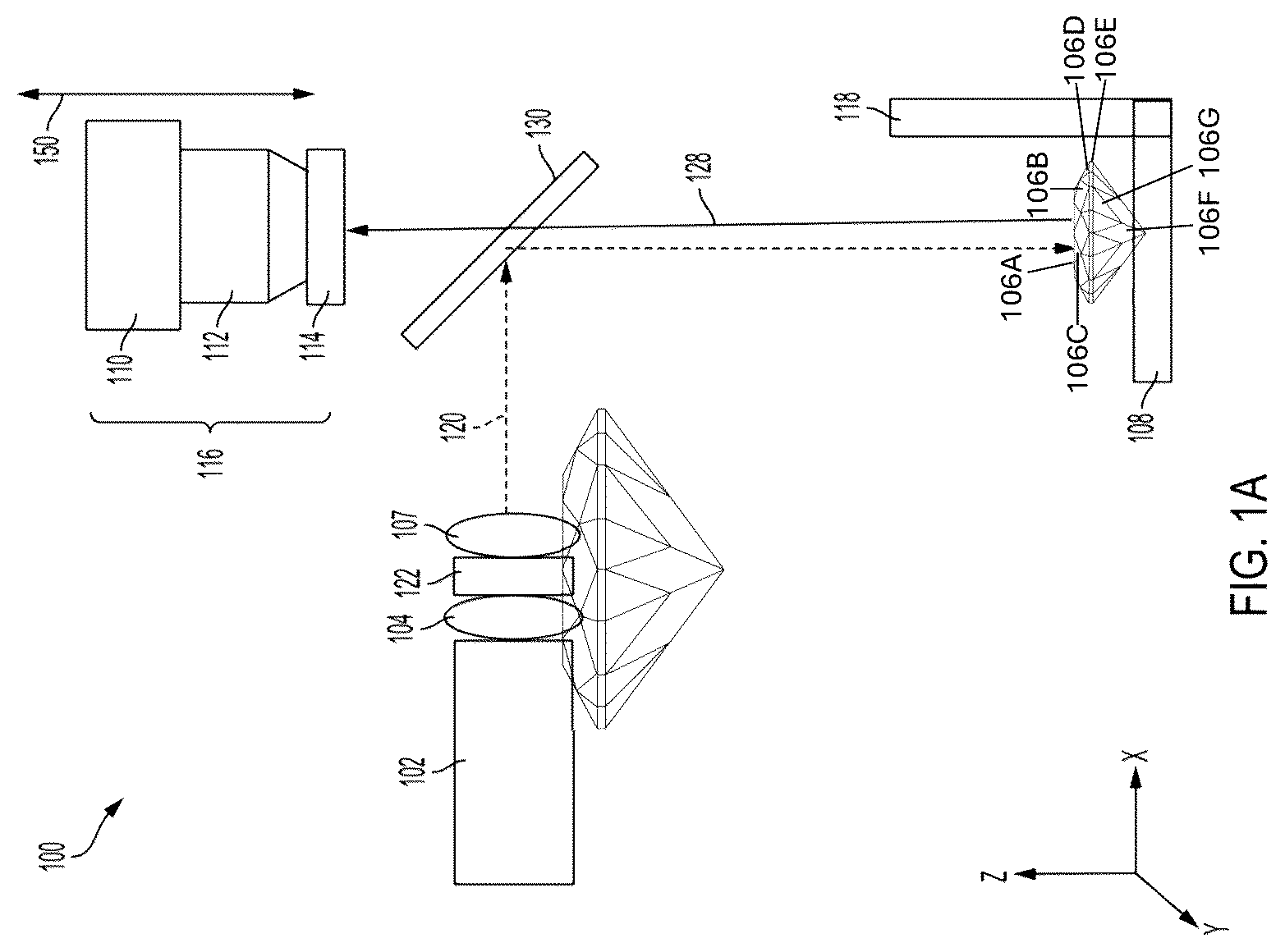 Patent US12590902 — High clarity gemstone facet and internal imaging analysis — Figure 1