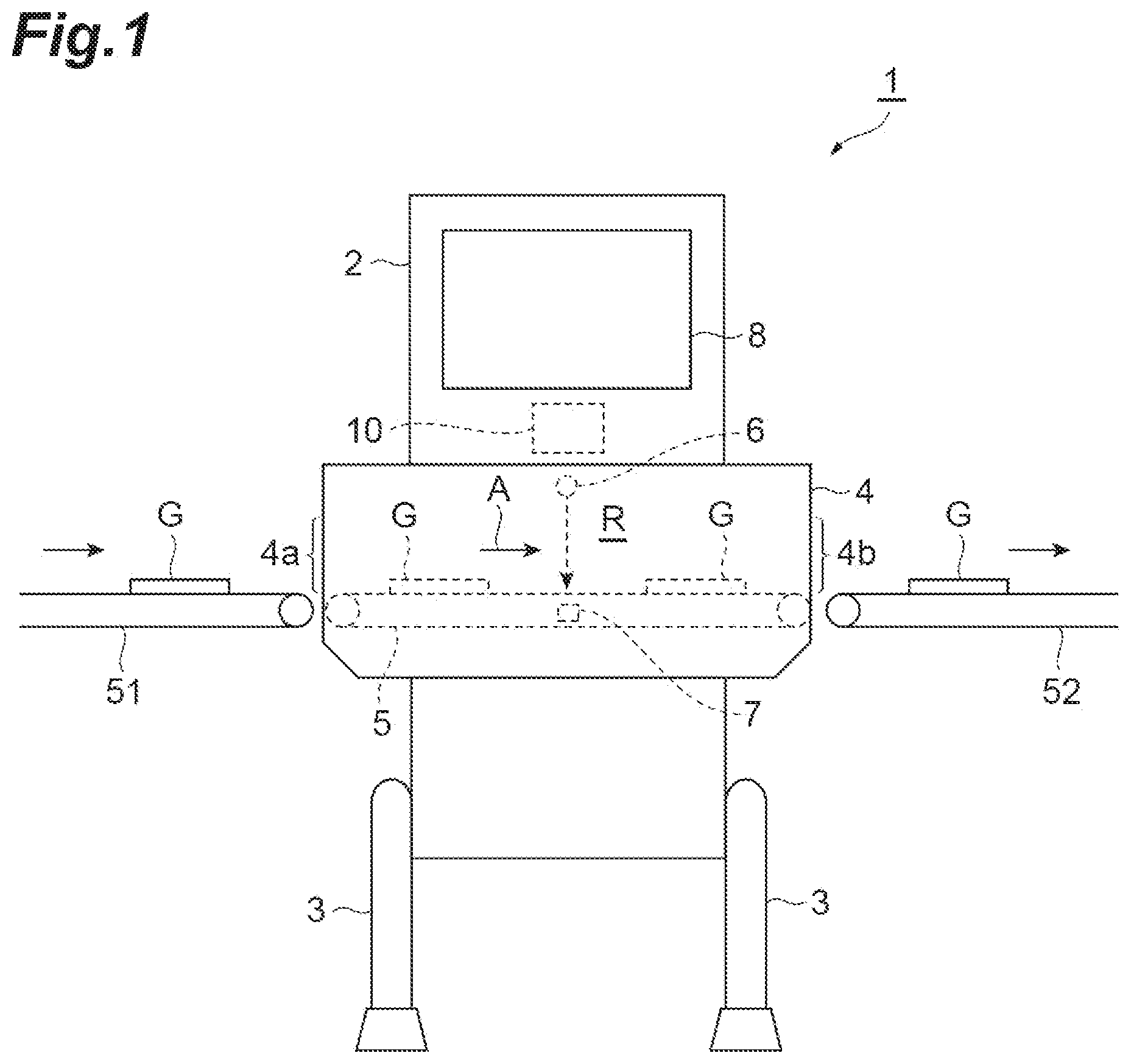 Patent US12590909 — X-ray inspection apparatus and sensitivity correction method for x-ray inspection apparatus — Figure 1