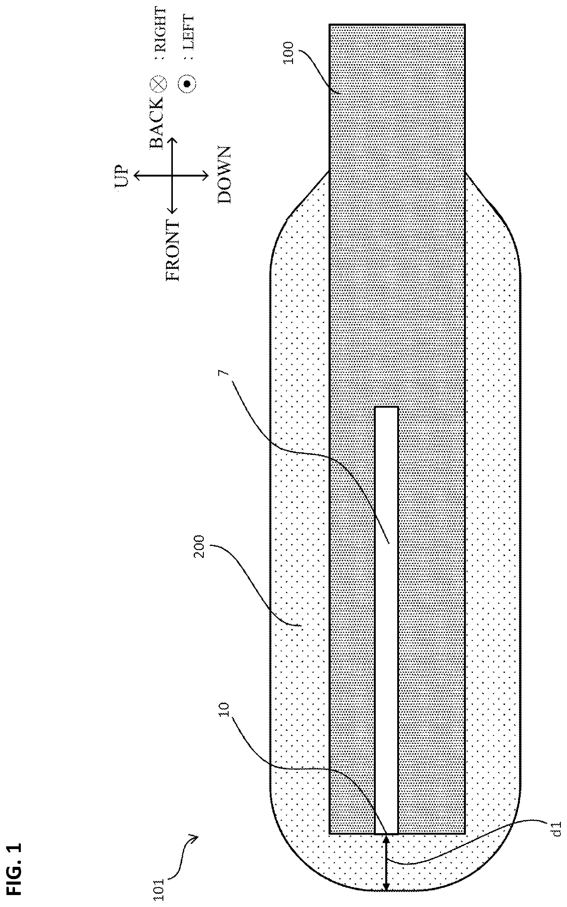 Patent US12590919 — Gas sensor element and gas sensor — Figure 1