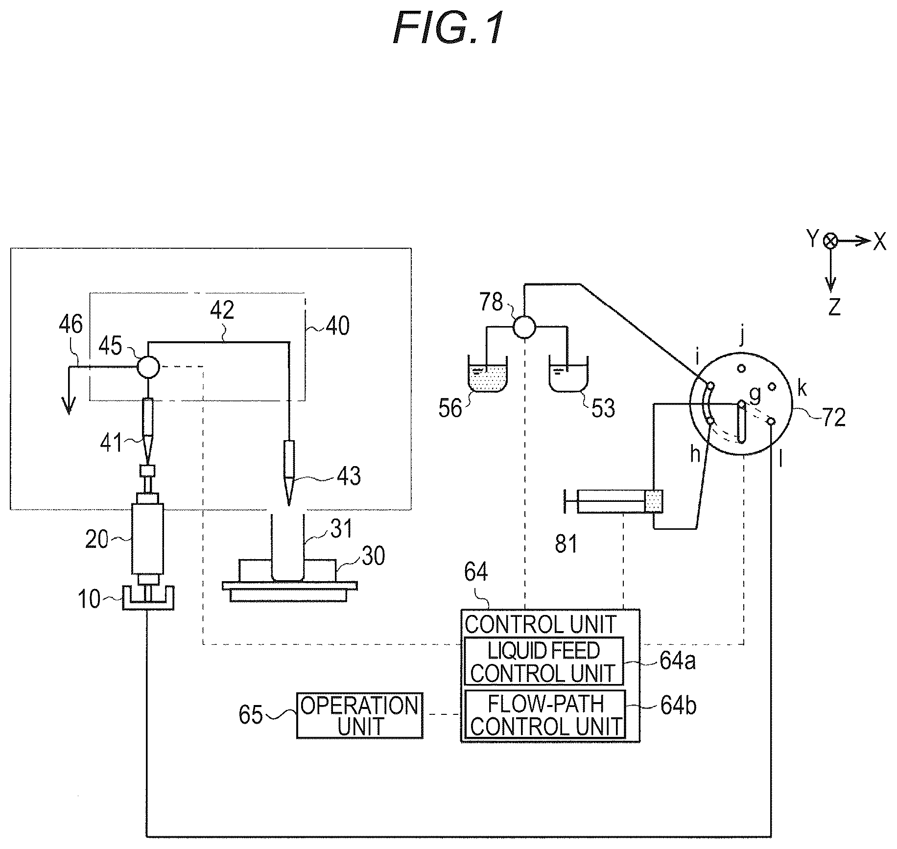 Patent US12590933 — Preparative separation and purification device and preparative separation and purification method — Figure 1
