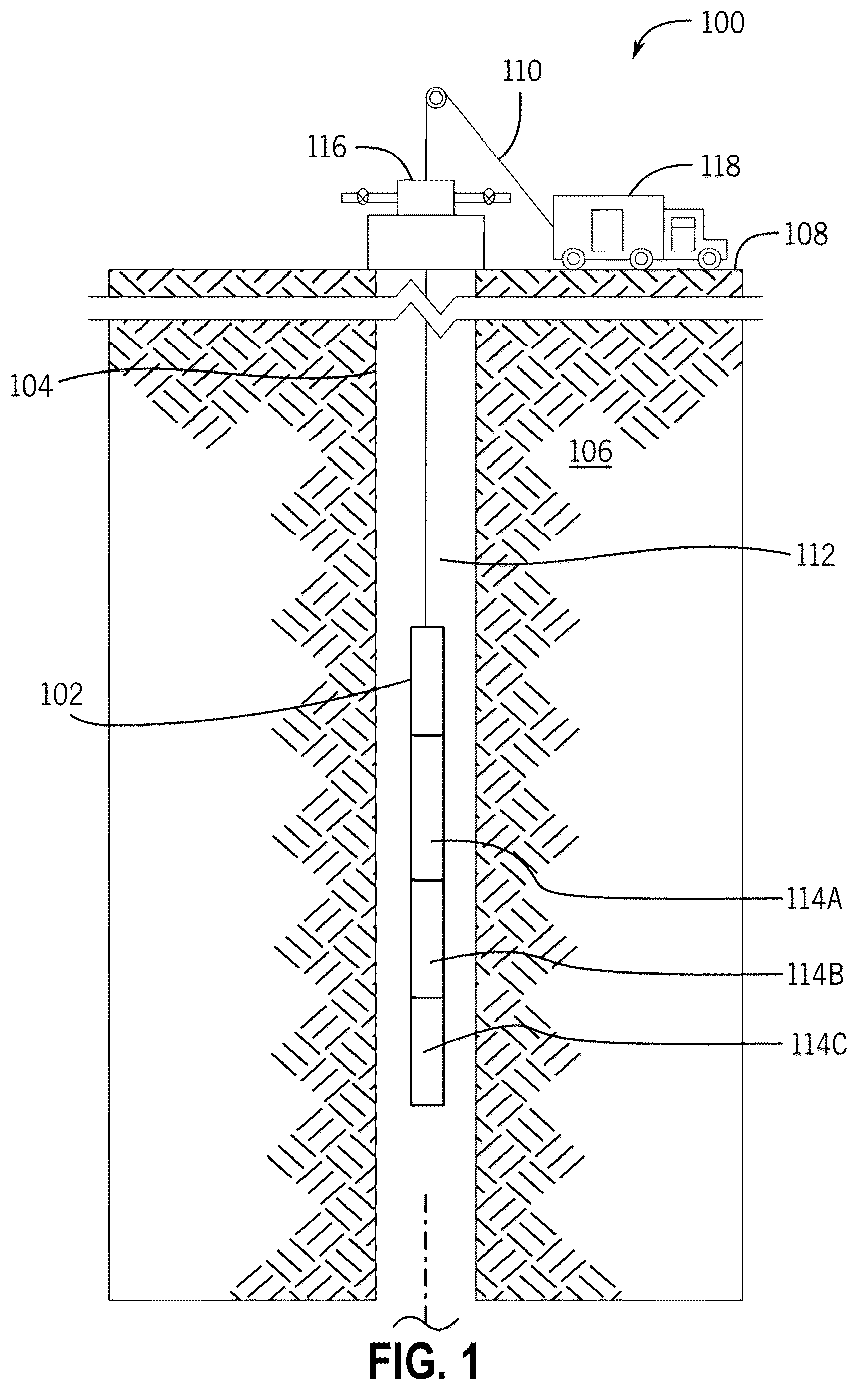Patent US12590940 — System and method for estimating reservoir fluid contamination — Figure 1