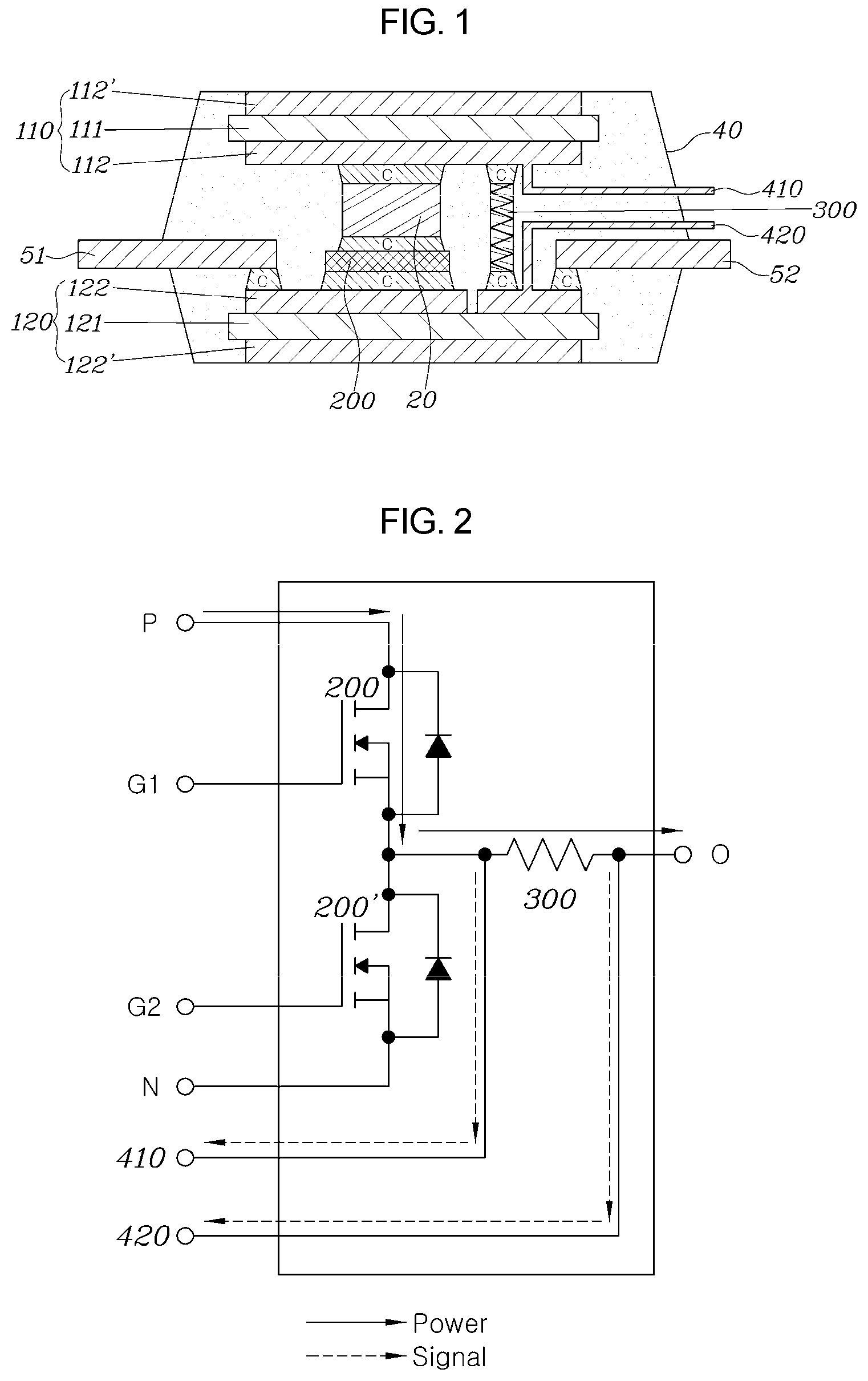 Patent US12590995 — Power module — Figure 1