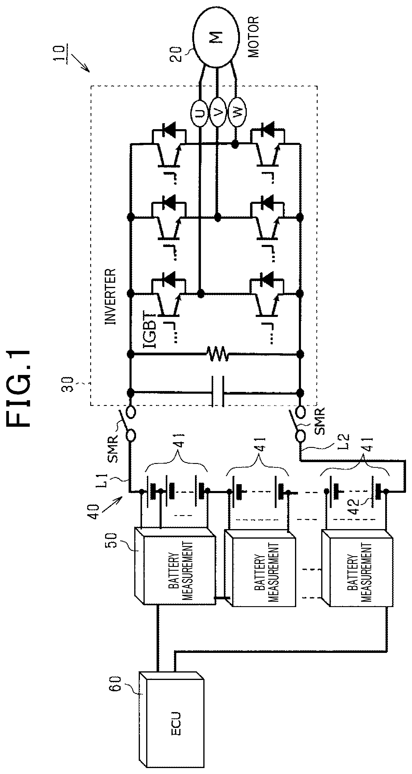 Patent US12591014 — Battery measurement method and apparatus for complex impedance measurement — Figure 1