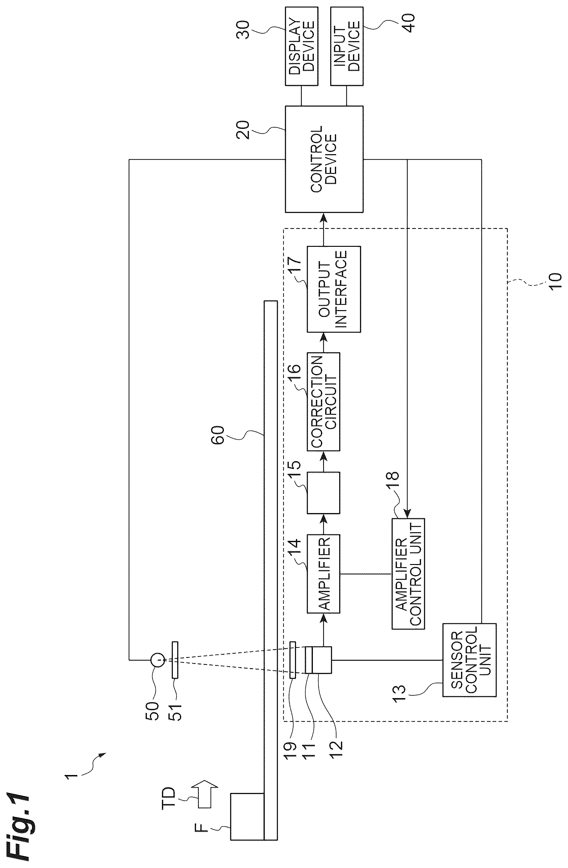 Patent US12591072 — Radiographic image acquiring device, radiographic image acquiring system, and radiographic image acquisition method — Figure 1