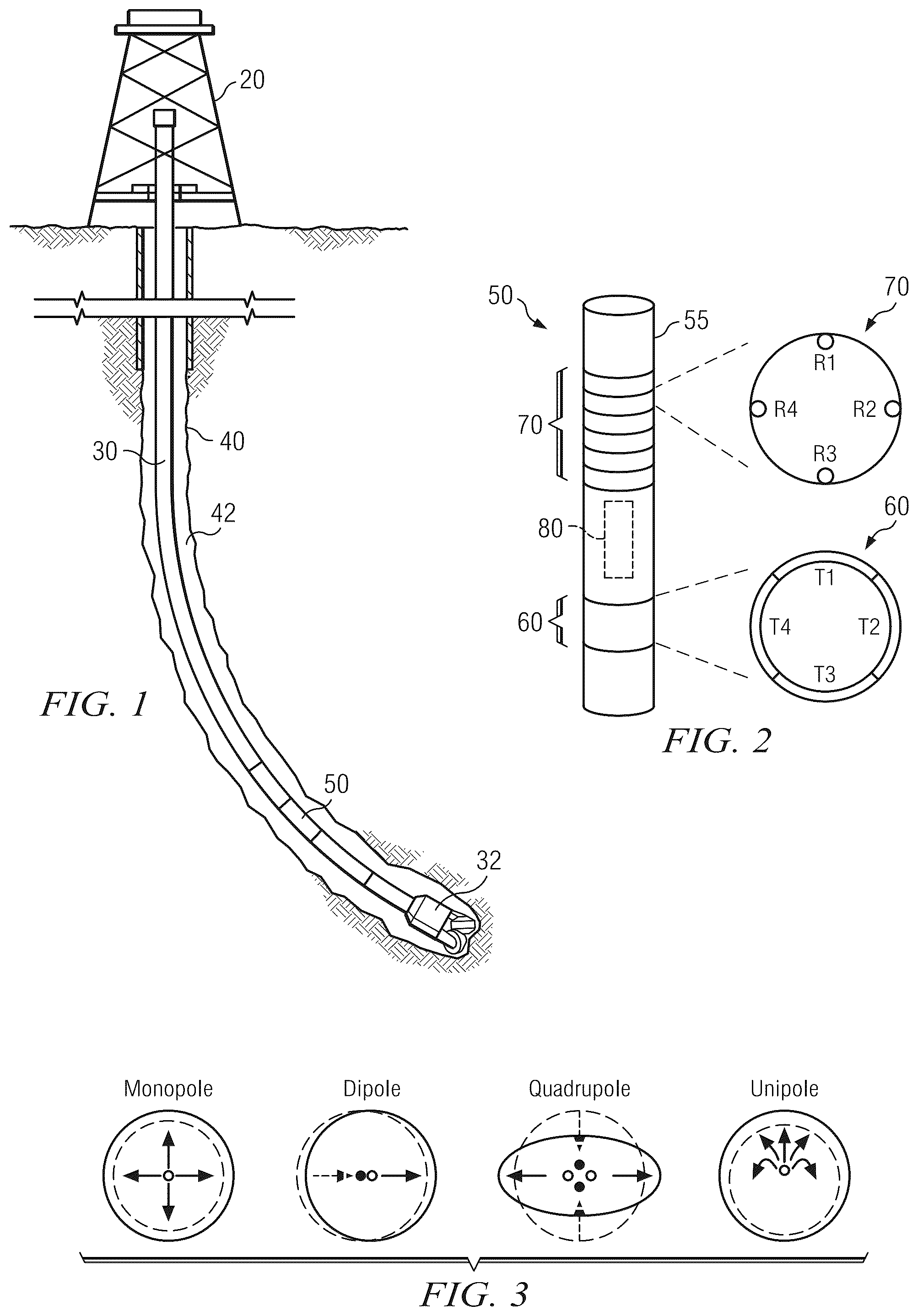 Patent US12591076 — Frequency domain stacking of acoustic dipole LWD measurements — Figure 1