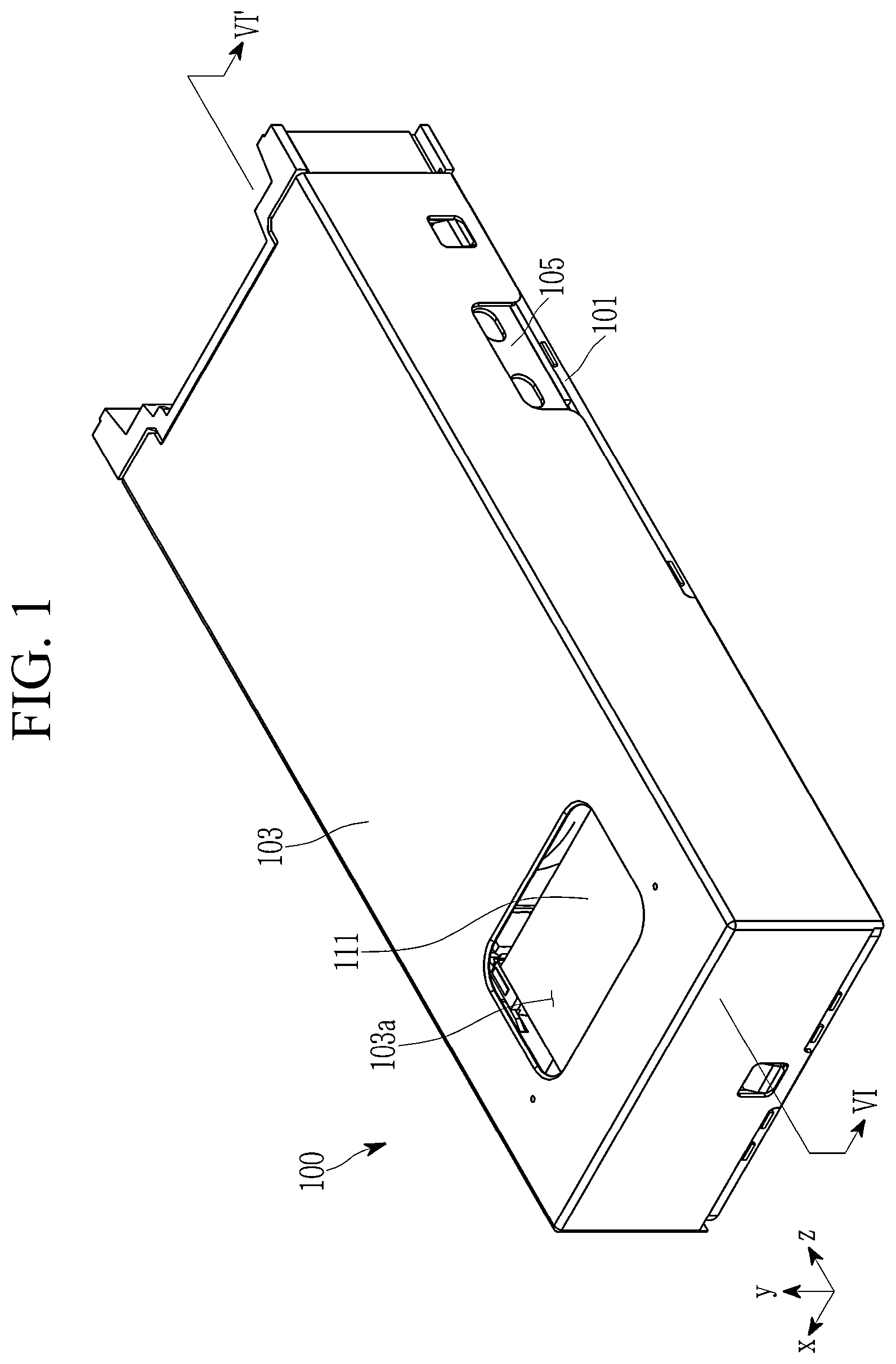 Patent US12591119 — Camera module — Figure 1