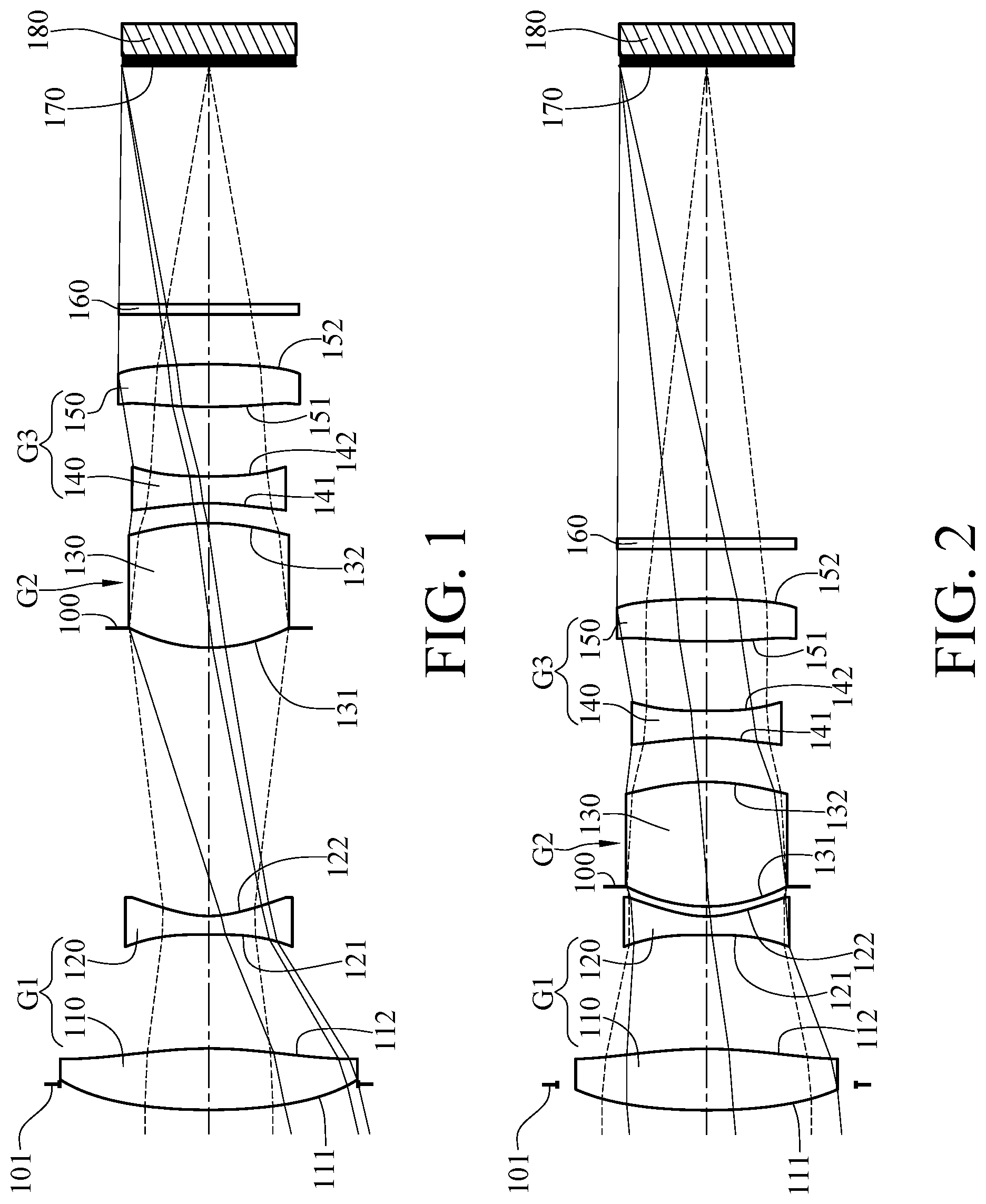 Patent US12591120 — Image capturing lens system, image capturing unit and electronic device — Figure 1